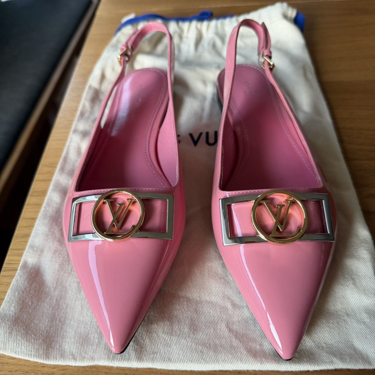 Louis Vuitton Authenticity Certificate✅ Louis Vuitton Slingbacks 💗 Size US 8 / IT 38 - 7 Thumbnail