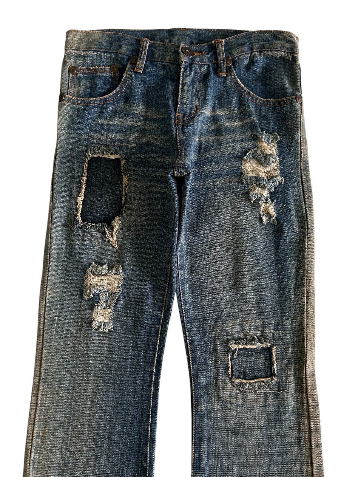 Japanese Brand × Vintage Vintage Japanese ROSA JEANS Patches Distressed Flare Denim Size US 27 - 12 Thumbnail