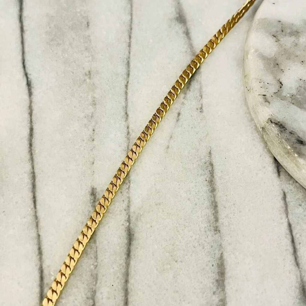 Vintage Vintage Kramer Serpentine Chain Necklace Gold 22” Signed Size ONE SIZE - 4 Thumbnail