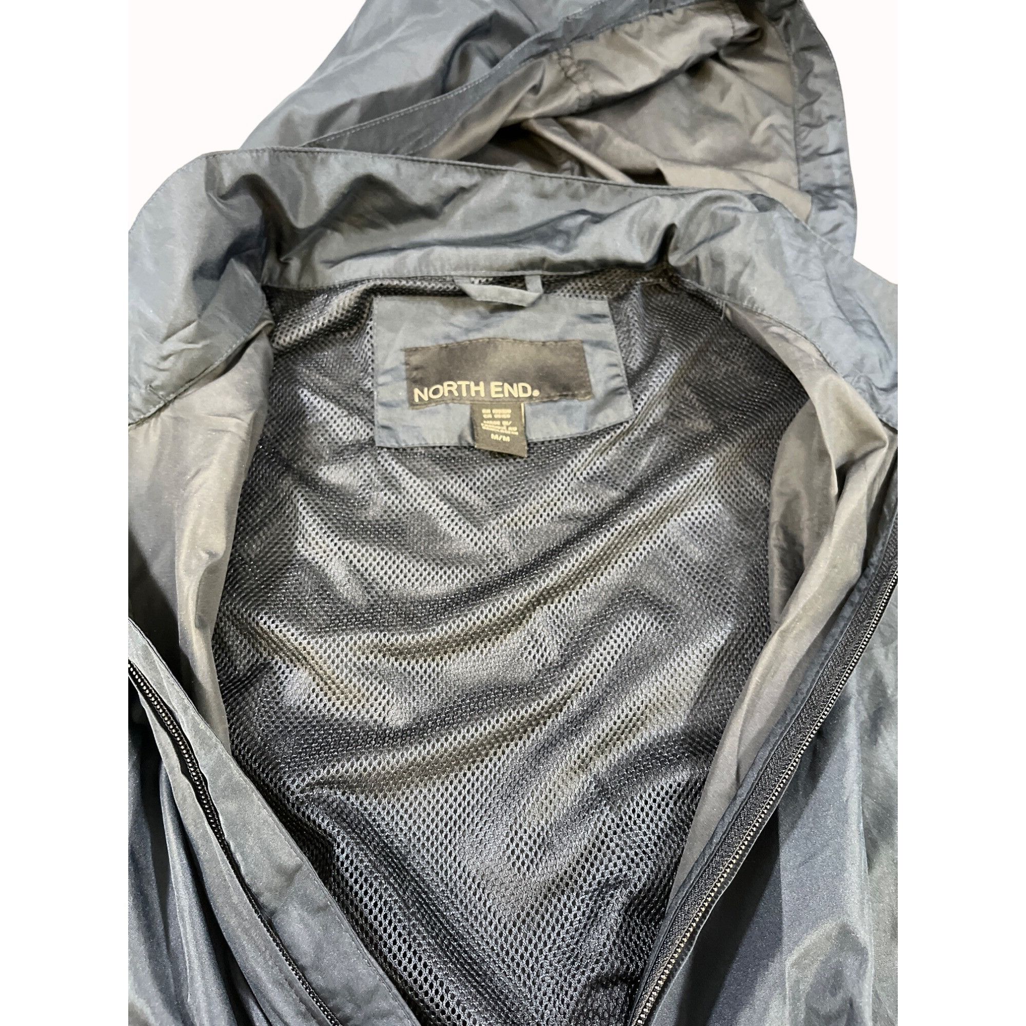 North End North End Men's Navy Blue Windbreaker Jacket Size M SKU 6300 Size US M / EU 48-50 / 2 - 4 Thumbnail