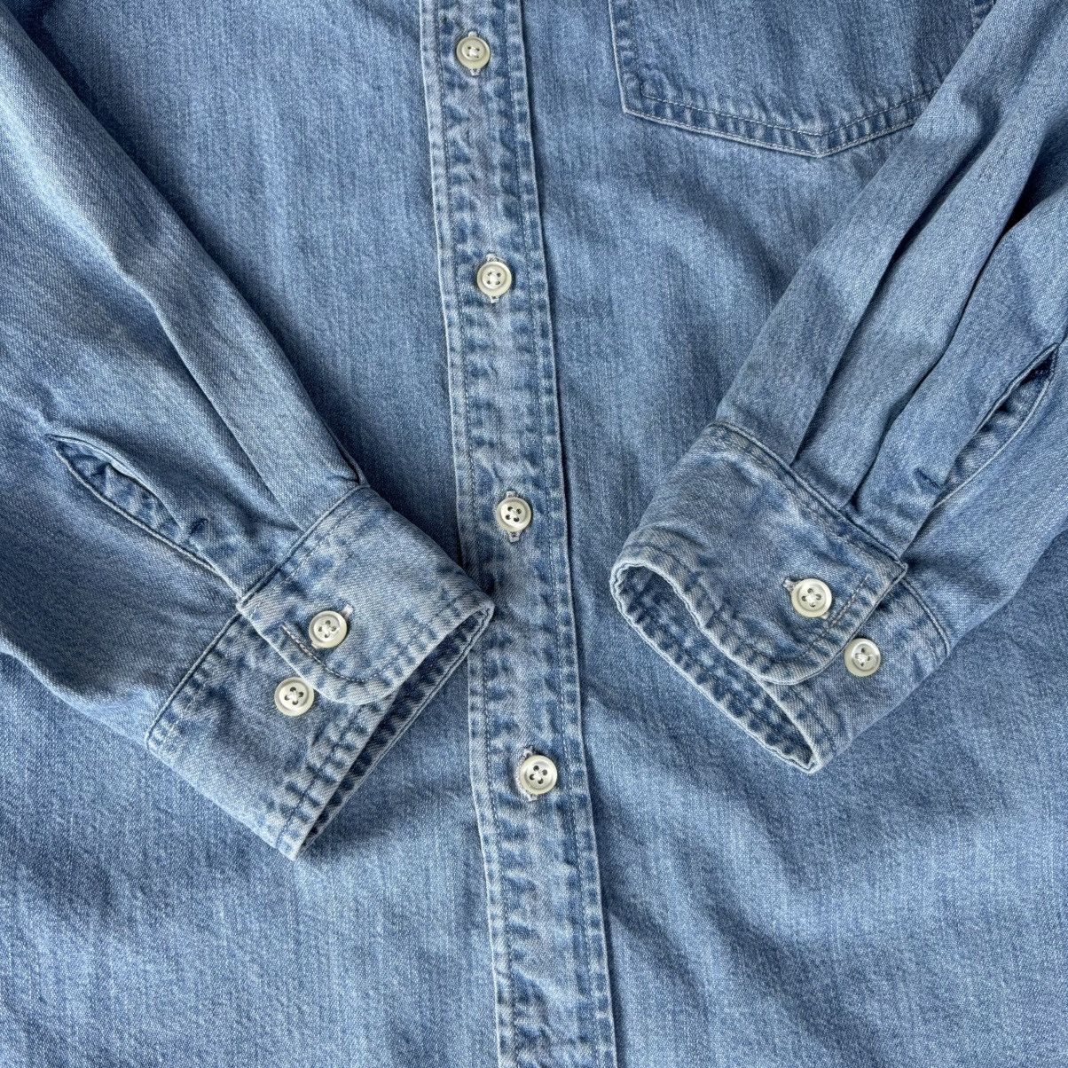 Gap VTG GAP Denim Shirt Size US M / EU 48-50 / 2 - 6 Thumbnail