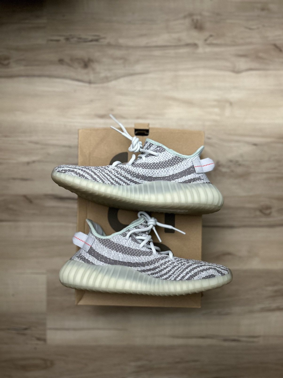 Adidas × Kanye West Yeezy Boost 350 v2 - Blue Tint Size US 9 / EU 42 - 2 Thumbnail