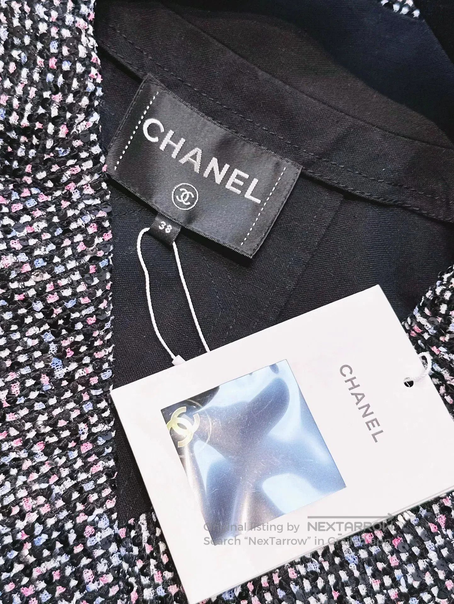 Chanel Chanel 23P Mixed Color Knit Collar Jacket. Size US M / EU 48-50 / 2 - 5 Thumbnail