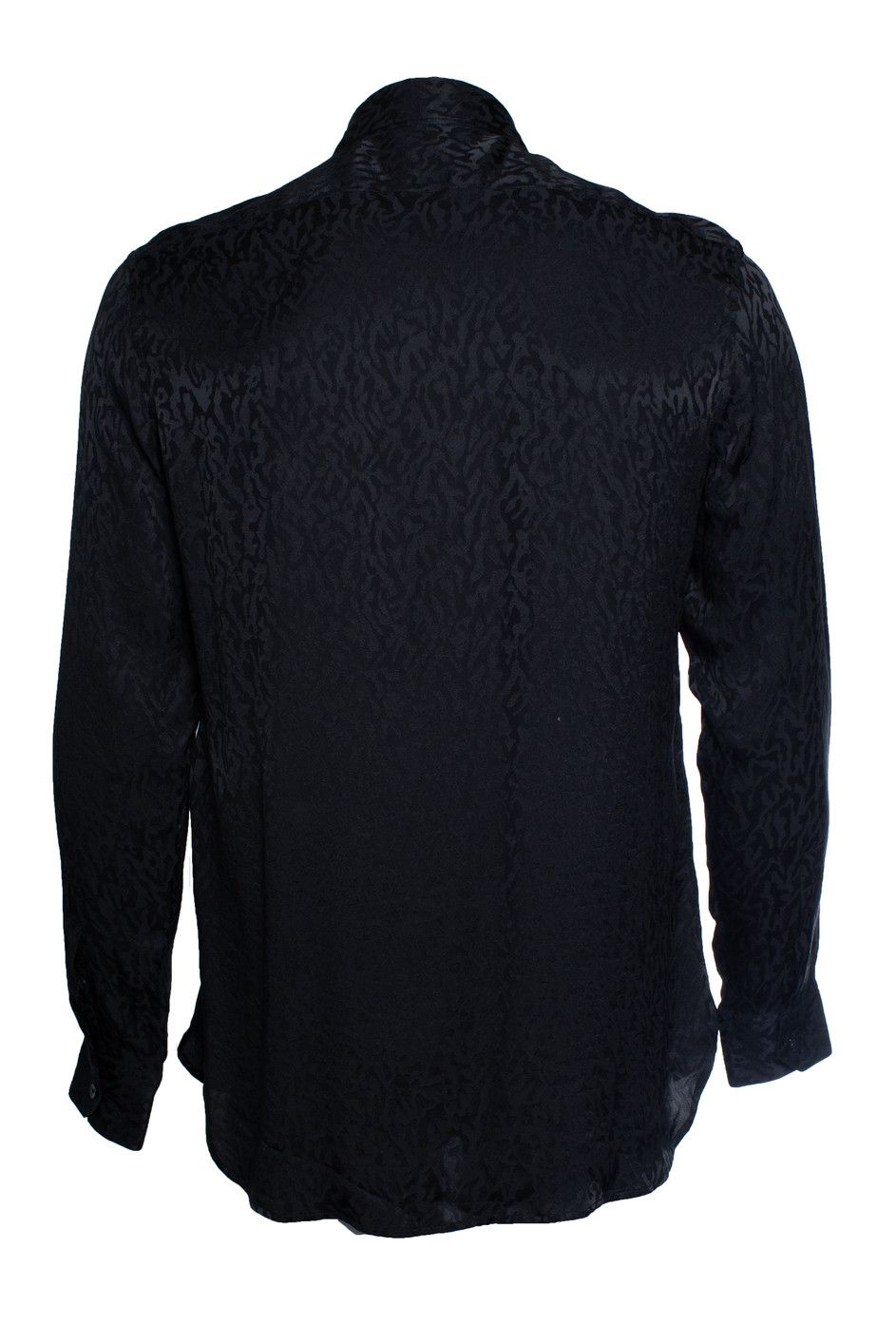 Saint Laurent Paris Saint Laurent, black jacquard printed shirt Size US S / EU 44-46 / 1 - 4 Thumbnail