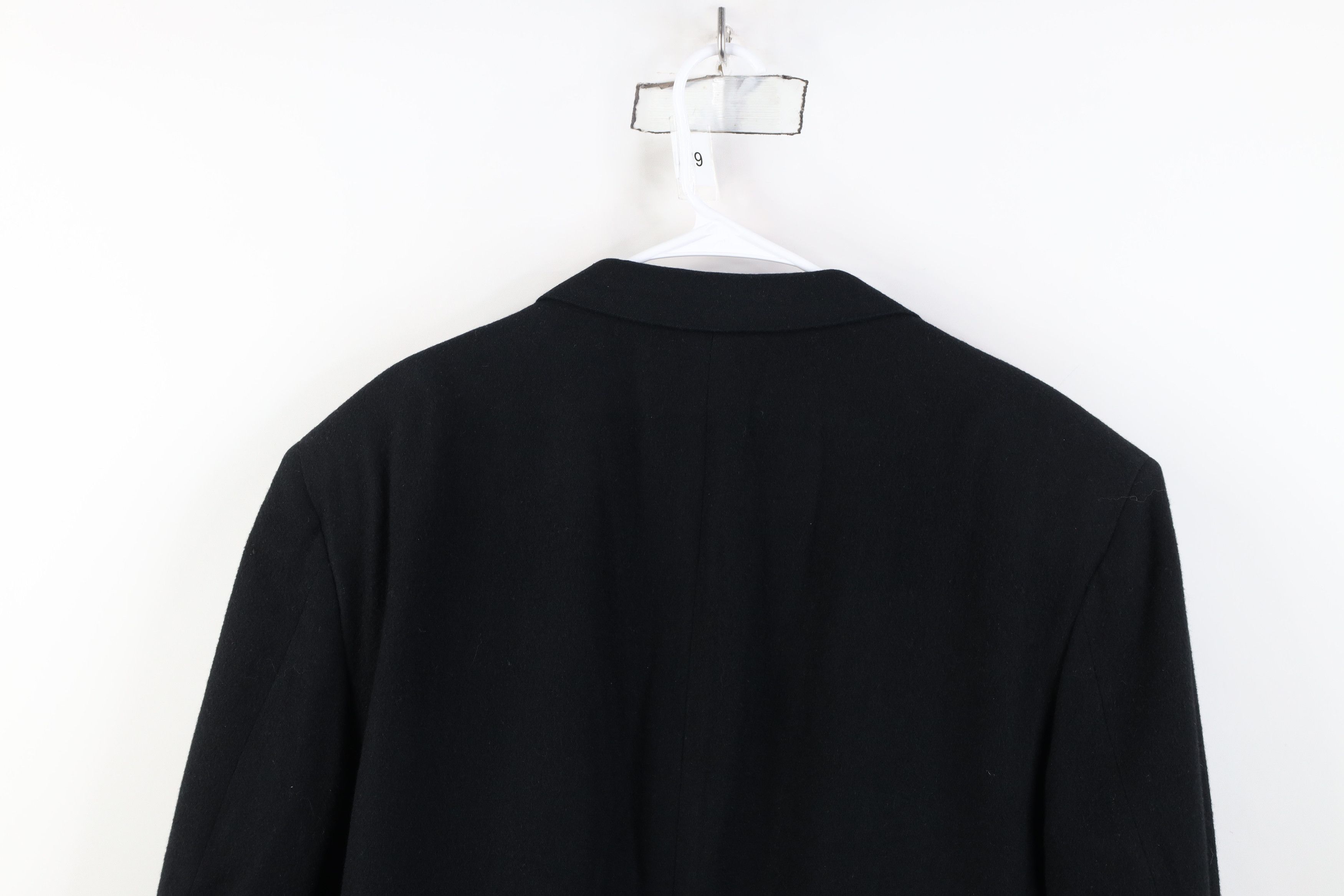 Vintage Vintage 90s Hair 2 Button Suit Coat Blazer Jacket Black USA Size US XXL / EU 58 / 5 - 15 Thumbnail