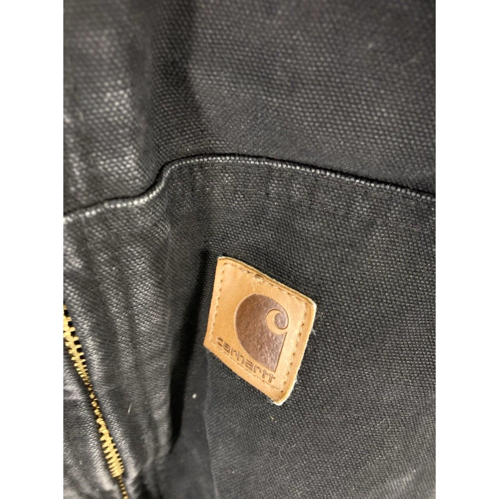 Carhartt VINTAGE Carhartt Jacket Coat Men 3XL Tall Black Duck Canvas Full Zip Hood J130 BLK Size US XXL / EU 58 / 5 - 4 Thumbnail