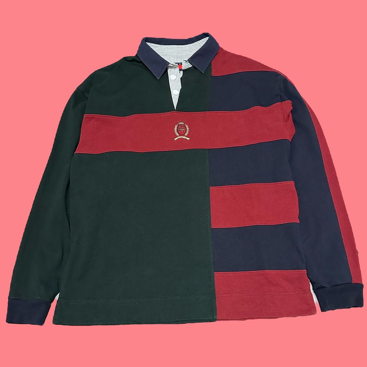 image of Kith x Tommy Hilfiger Rugby Shirt, Men's (Size Medium)