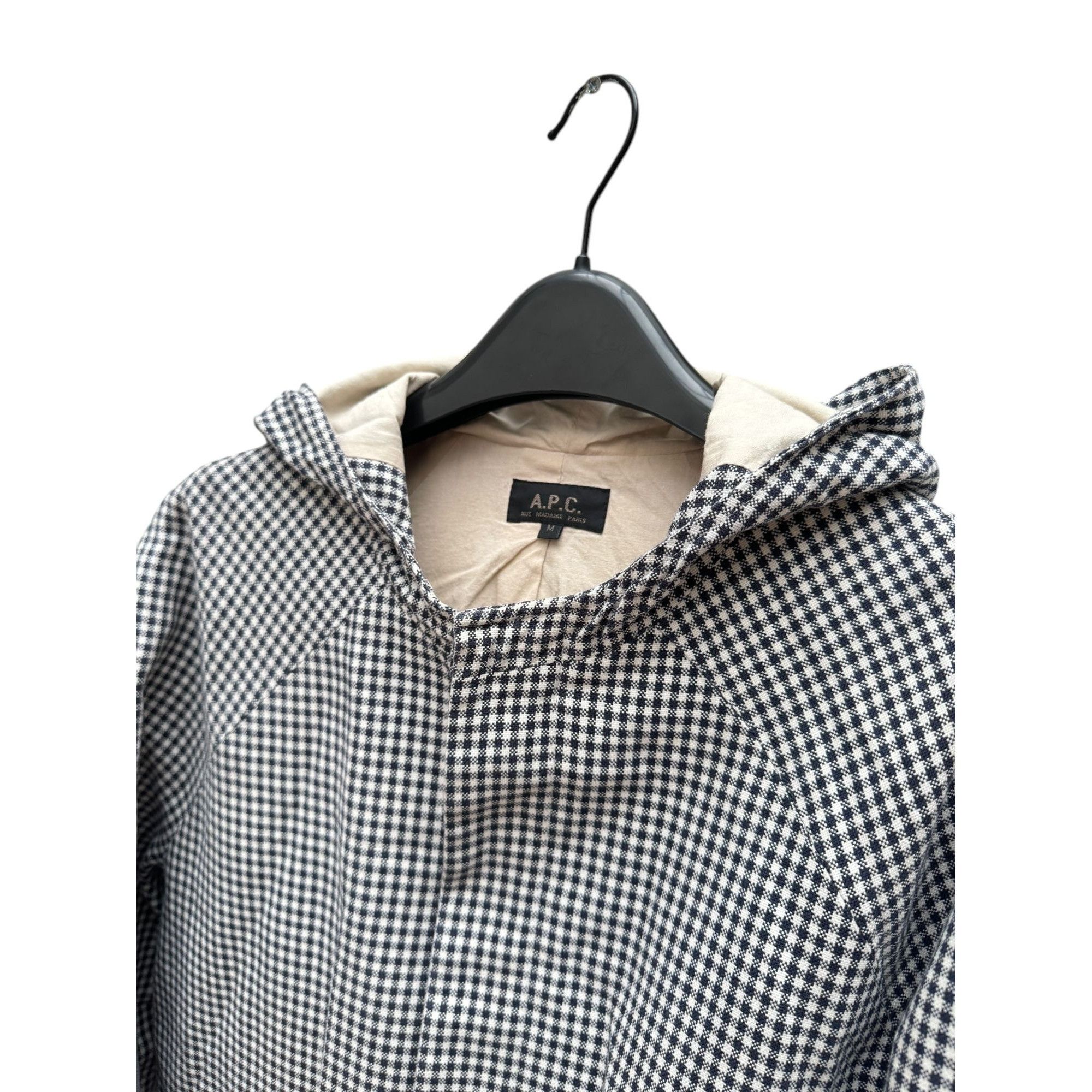 A.P.C. Checkered Parka Coat Size M / US 6-8 / IT 42-44 - 4 Thumbnail