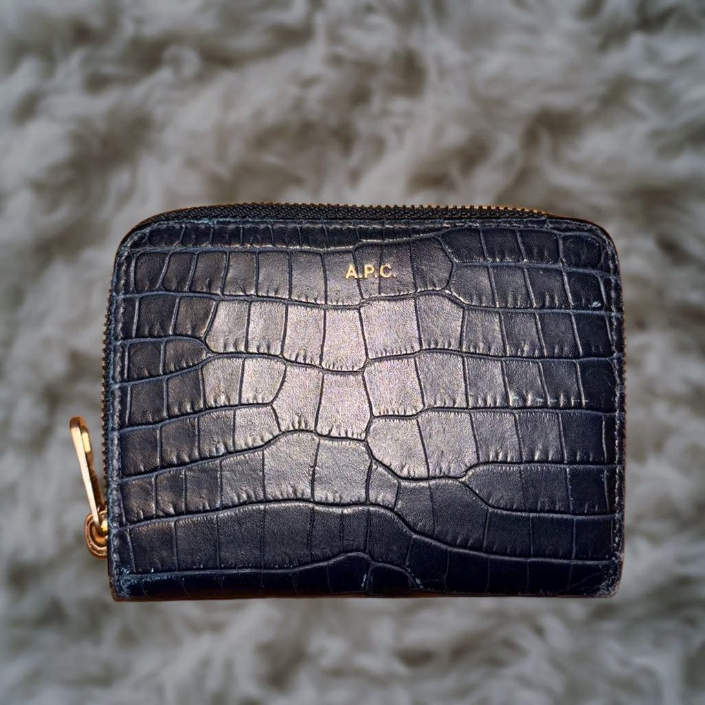 A.P.C. A.P.C. Men Navy Bifold Wallet Limited Edition Style Refined Minimalism Timeless Size ONE SIZE - 1 Thumbnail