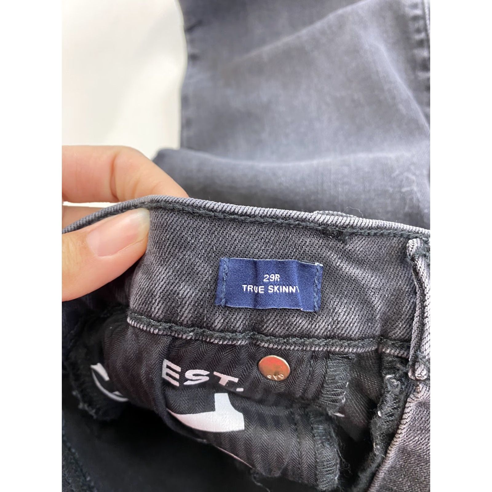 Gap Gap True Skinny Jeans Womens 29 Black Size 29" - 4 Thumbnail