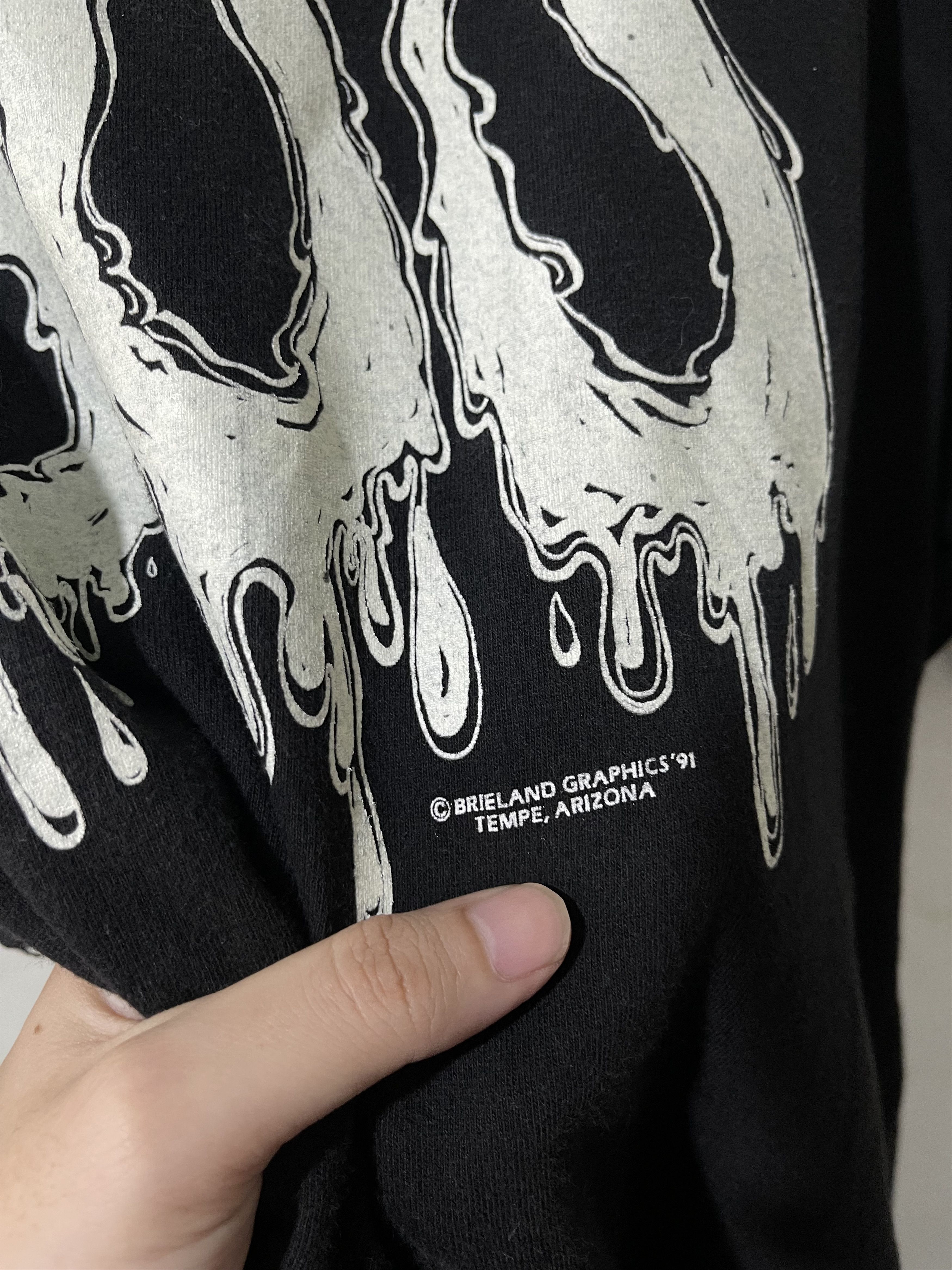 Band Tees × Vintage Vintage 90s Boo Shirt Size US XL / EU 56 / 4 - 3 Thumbnail