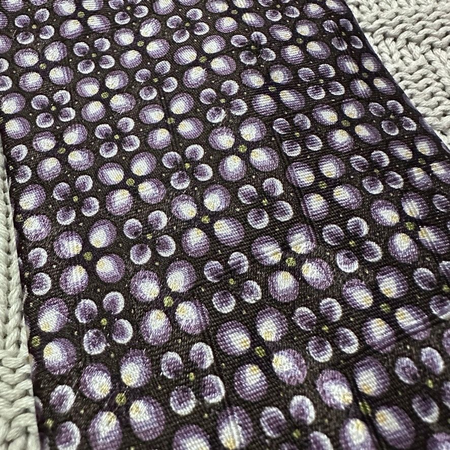 Ermenegildo Zegna Ermenegildo Zegna purple floral silk tie Size ONE SIZE - 2 Thumbnail