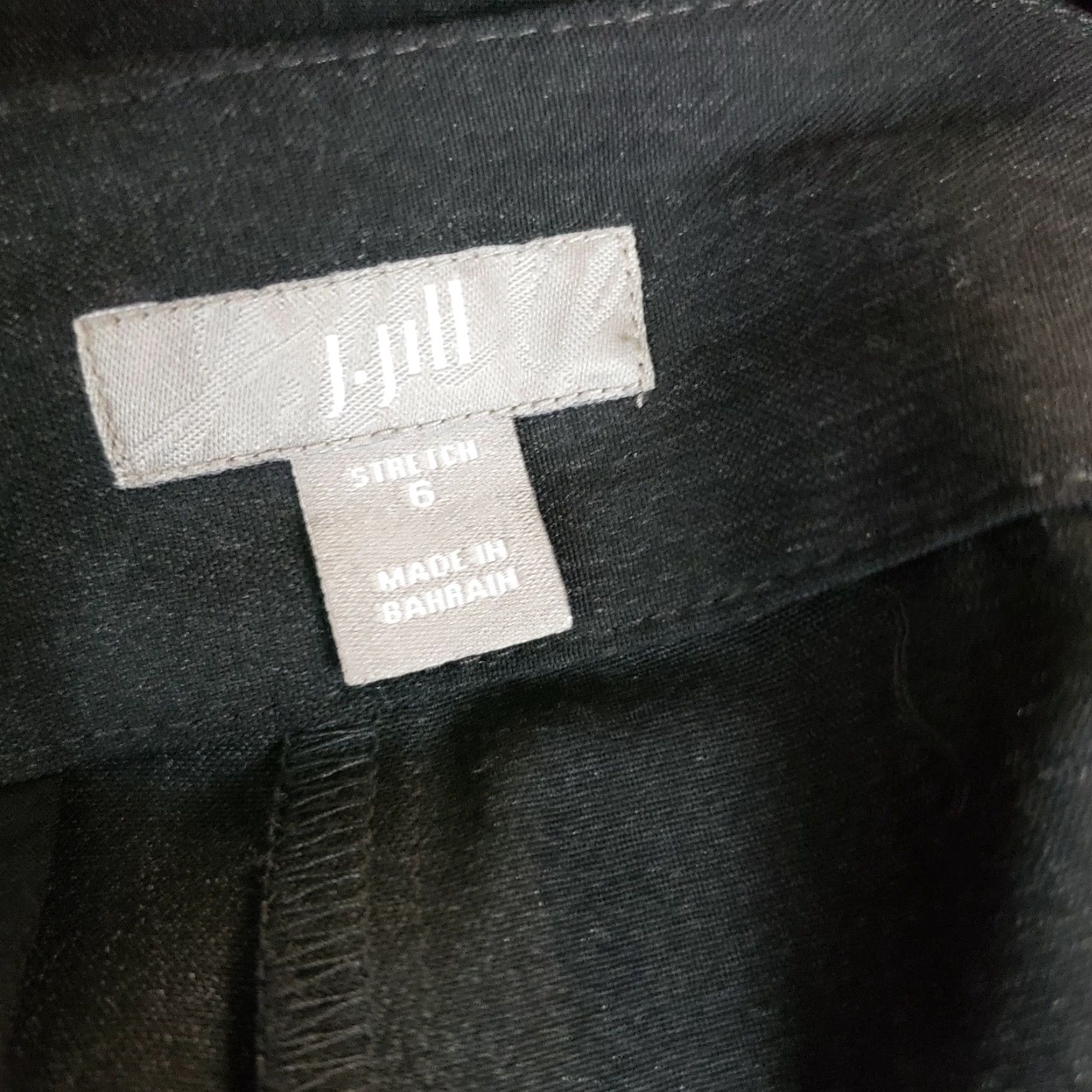 J. Jill J. Jill Womens Dress Pants Sz 6 Stretch Solid Gray Mid Rise Inseam 32in Polyester Blend Vintage: No Size 28" / US 6 / IT 42 - 6 Thumbnail