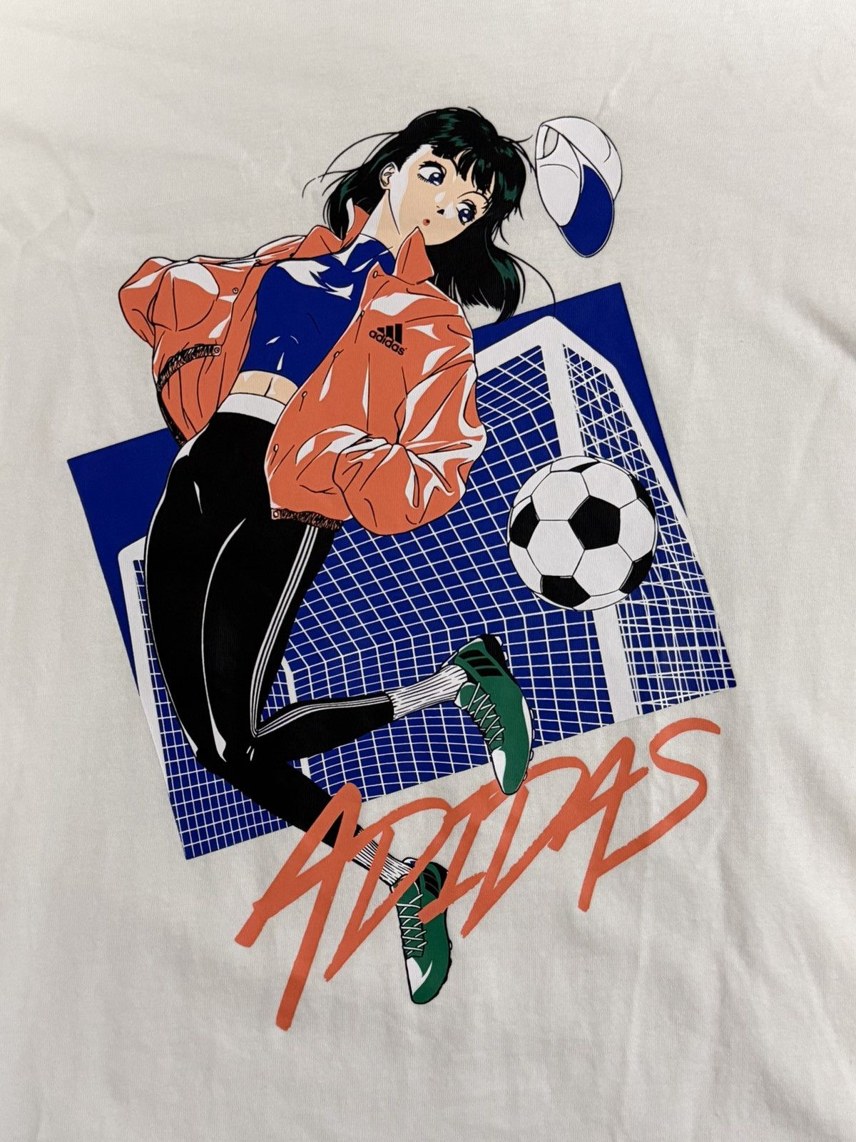 Adidas Adidas Tokyo Anime Girl Soccer Tee Size L Japan Exclusive Size US L / EU 52-54 / 3 - 2 Thumbnail