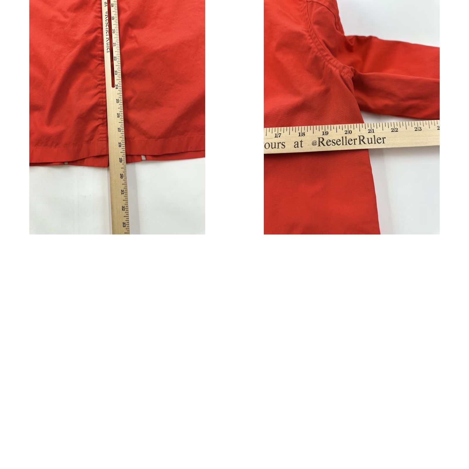 Vintage LL Bean Jacket Red Twill Lightweight Button Closure 100% Cotton Lining Business Classic City Preppy Womens Size L / US 10 / IT 46 - 8 Thumbnail