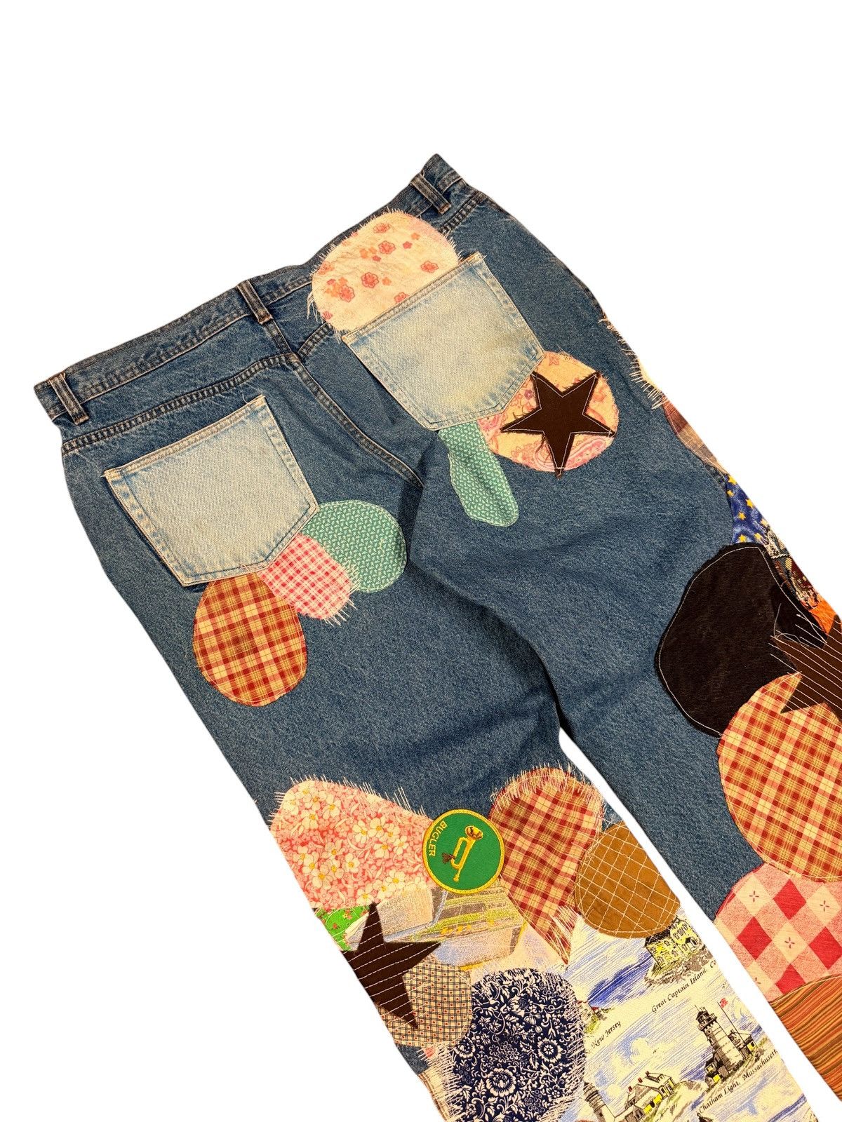 Pierre Cardin Pierre Cardin Patchwork Denim Pants Size US 38 / EU 54 - 9 Thumbnail