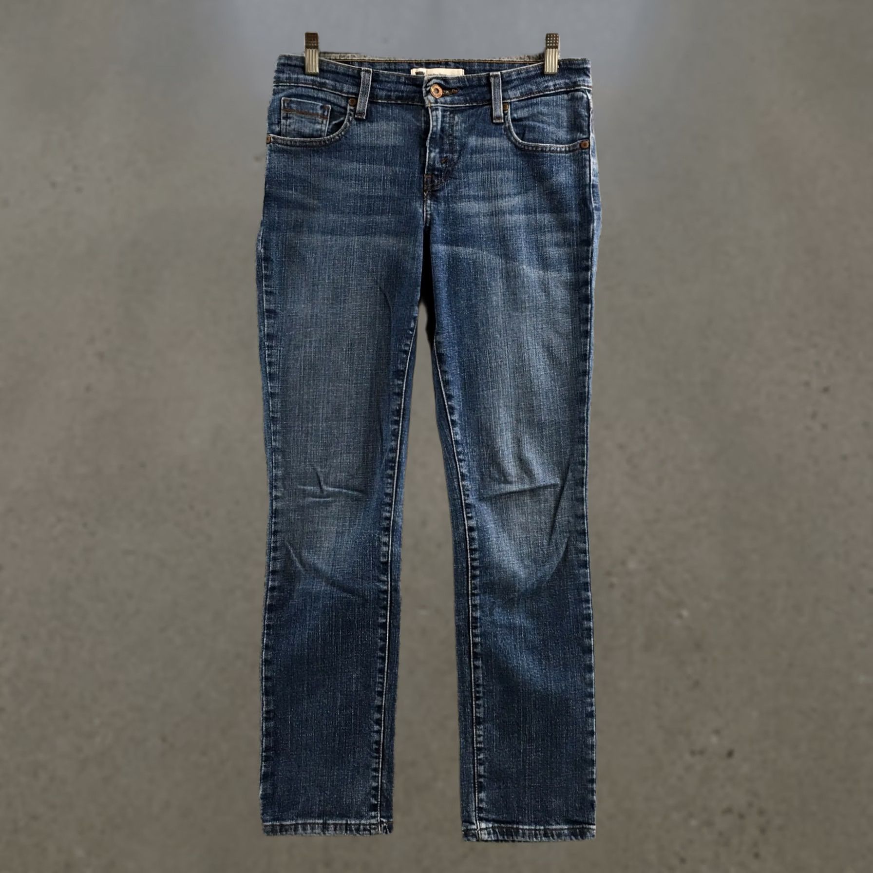 Levi's Levi's Mid Rise Skinny Jeans Womens 6M Blue Zip Fly Stretch Regular Fit Denim Jeans Size 28" / US 6 / IT 42 - 1 Thumbnail