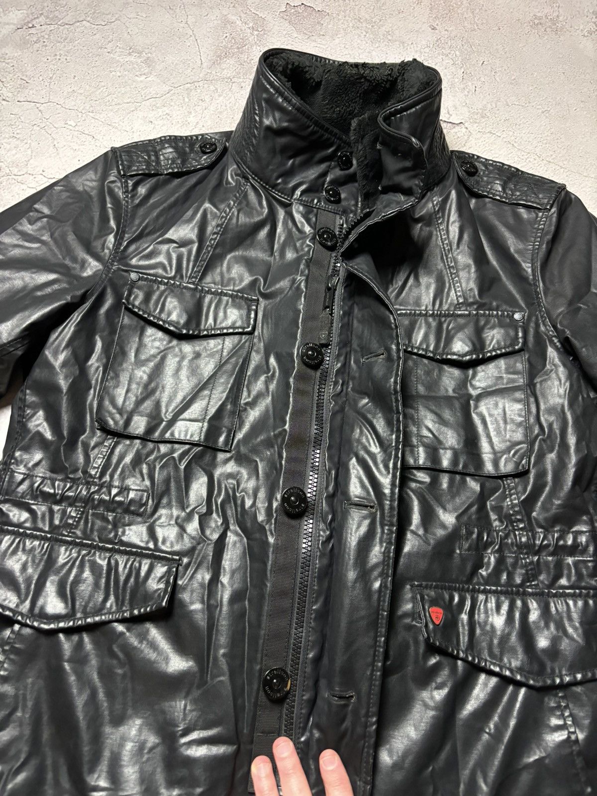 Strellson STRELLSON Mens Swiss Cross Revival-W Warm Black Jacket Size US L / EU 52-54 / 3 - 8 Thumbnail