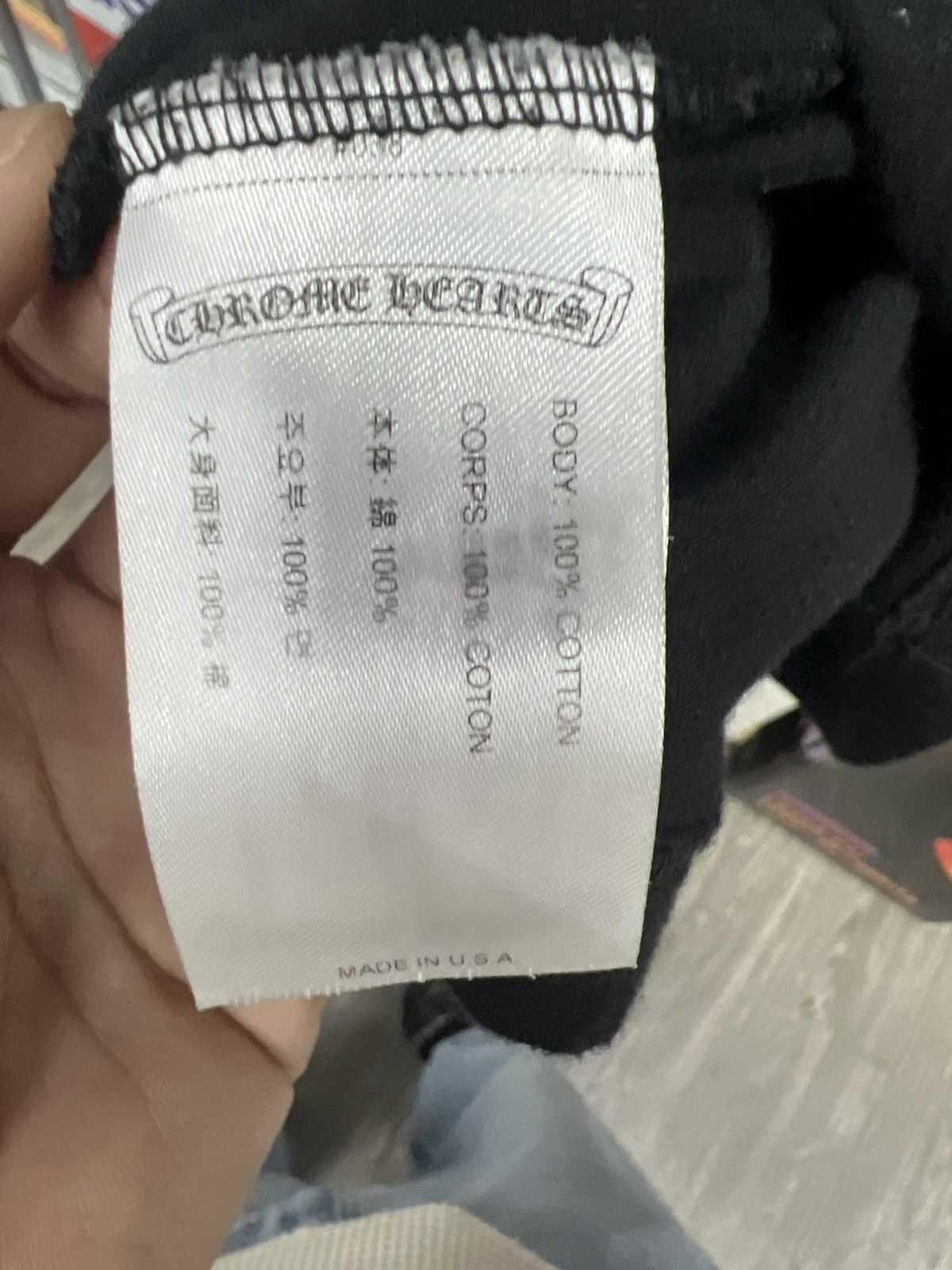 Chrome Hearts Chrome Hearts Script Logo Tee Size US L / EU 52-54 / 3 - 3 Thumbnail