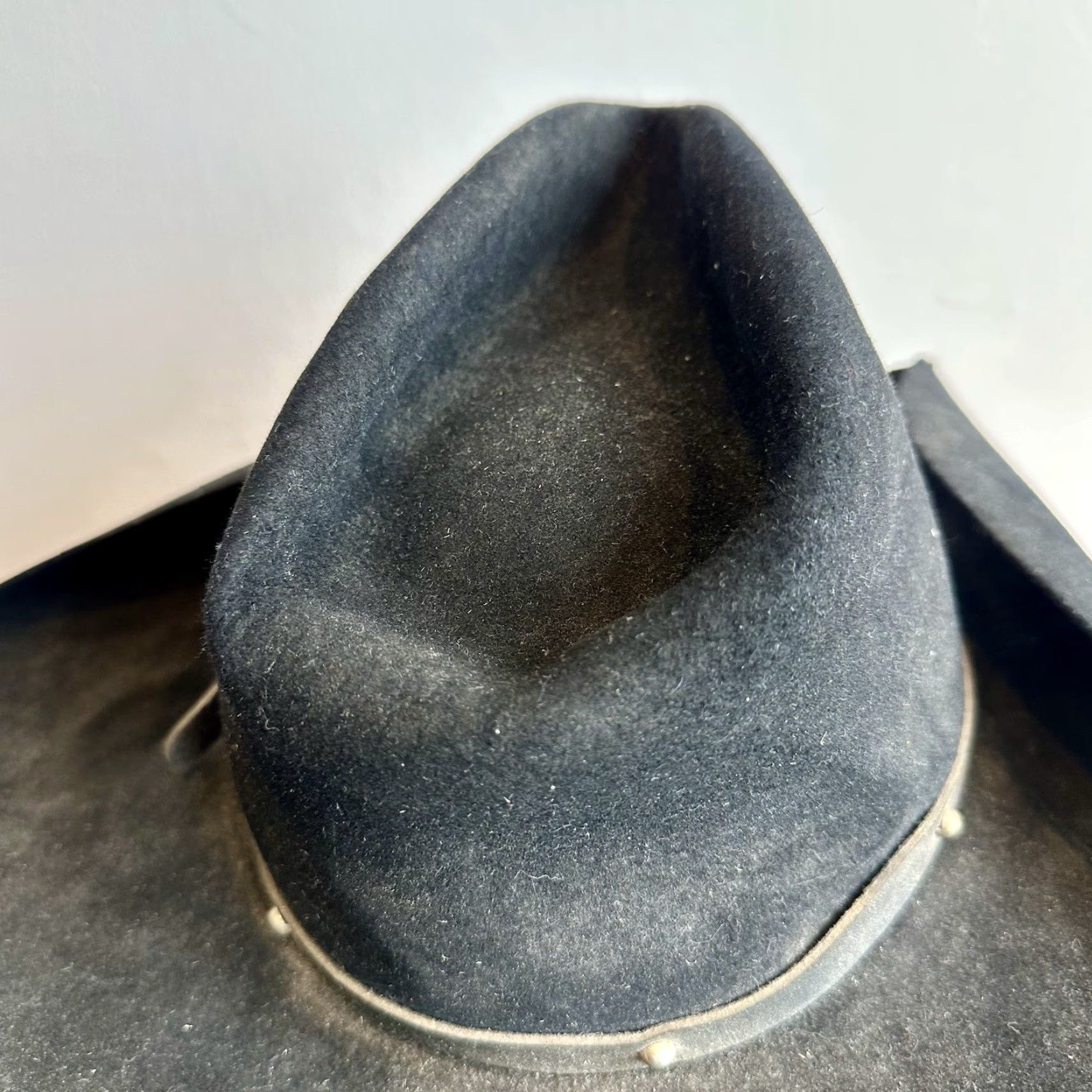 Stetson VINTAGE Stetson Cowboy Hat Beaver Fur Fur Beaver HaT Size 7 1/8 Mens Womens Boys Girls Size ONE SIZE - 6 Thumbnail