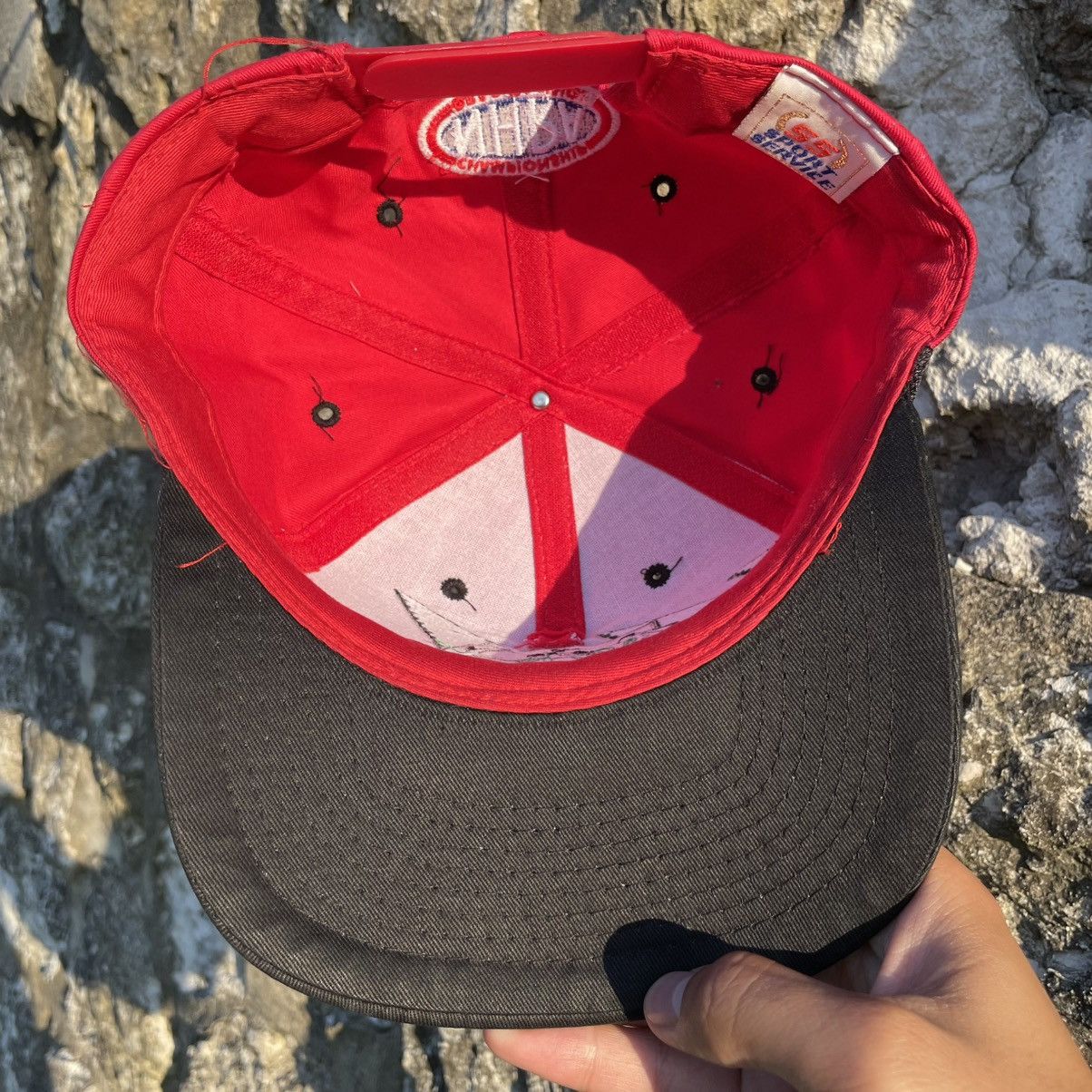 Other Vintage John Force NHRA 5 Time Champ Sharktooth Snapback Hat Size ONE SIZE - 3 Thumbnail
