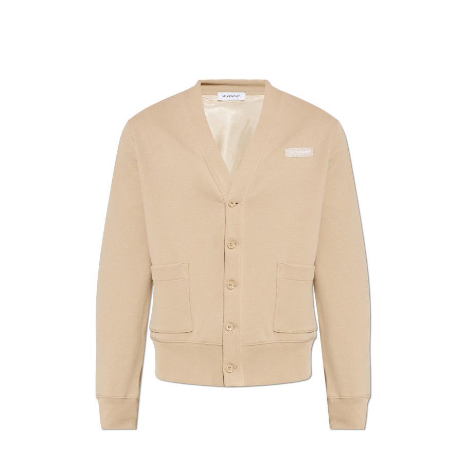 Givenchy GIVENCHY Beige Pocket Cardigan New & Authentic (Men's size:M Size US M / EU 48-50 / 2 - 1 Preview