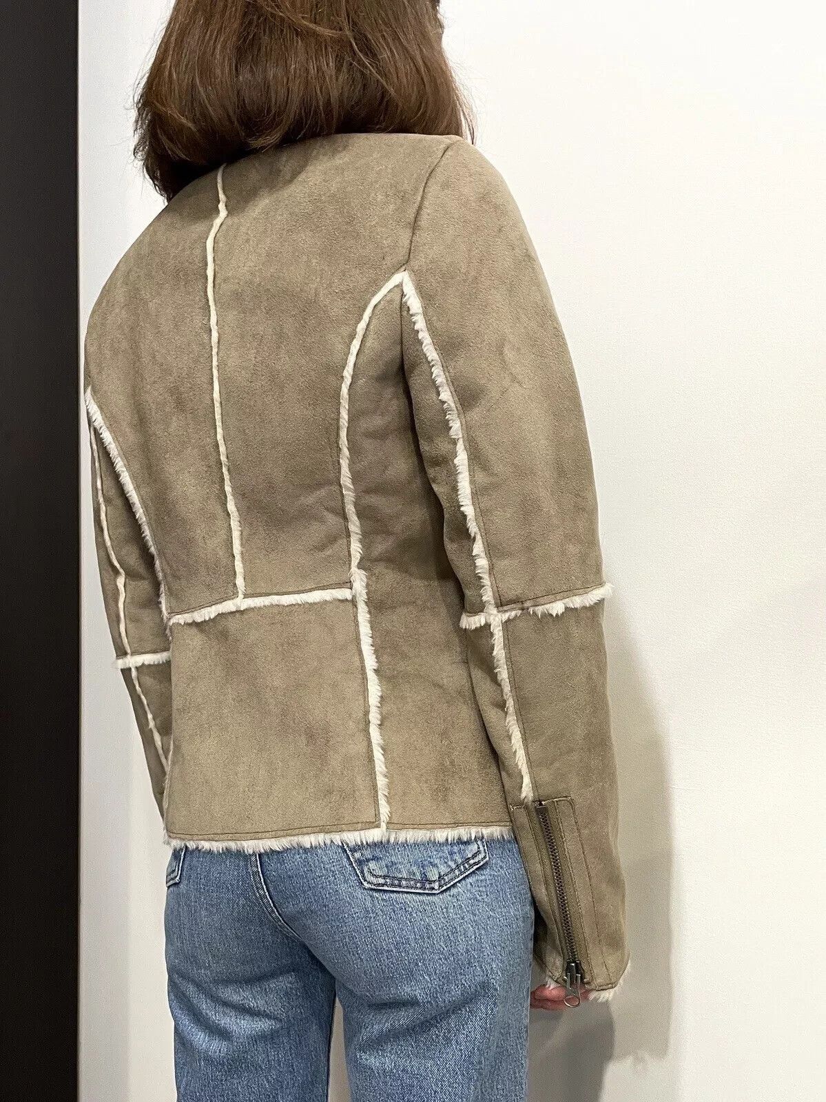 United Colors Of Benetton United Colors Of Benetton Faur Faux Shearling y2k Jacket Size M / US 6-8 / IT 42-44 - 8 Thumbnail
