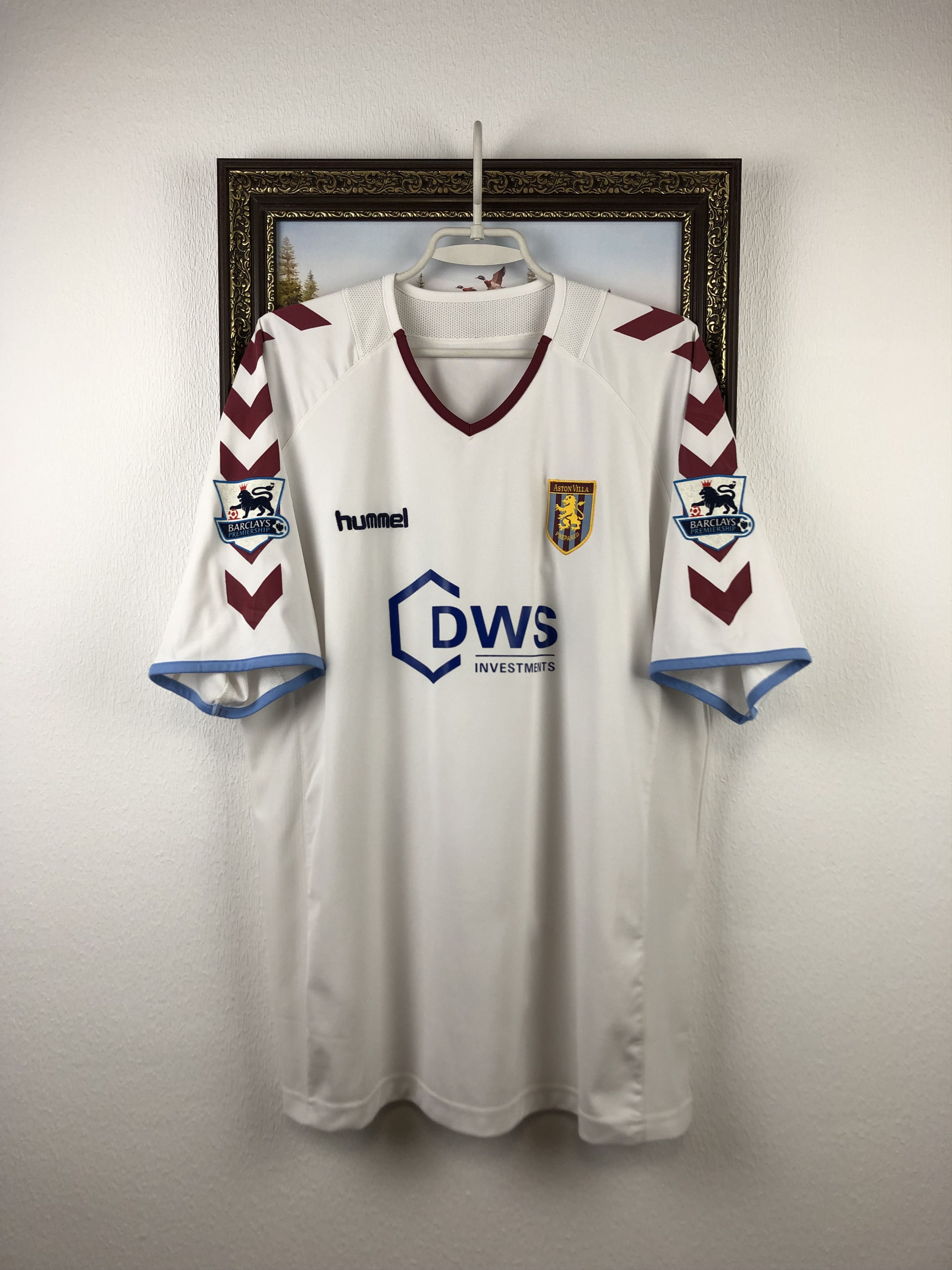 Vintage Aston Villa Away football shirt Soccer Jersey Tee Rare Hype Size US XXL / EU 58 / 5 - 1 Thumbnail