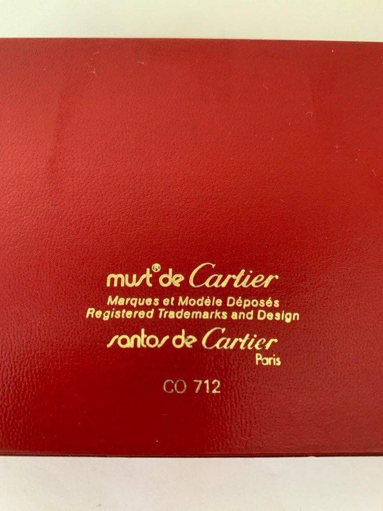 Cartier must de Cartier Santos Vintage Eyewear Red Box Case ONLY Size ONE SIZE - 9 Thumbnail