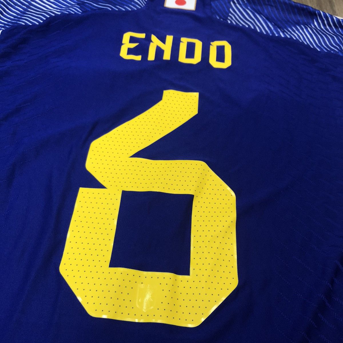 Japanese Brand Japan WC qualifiers player issue home shirt #6 Endo Size US XL / EU 56 / 4 - 4 Thumbnail