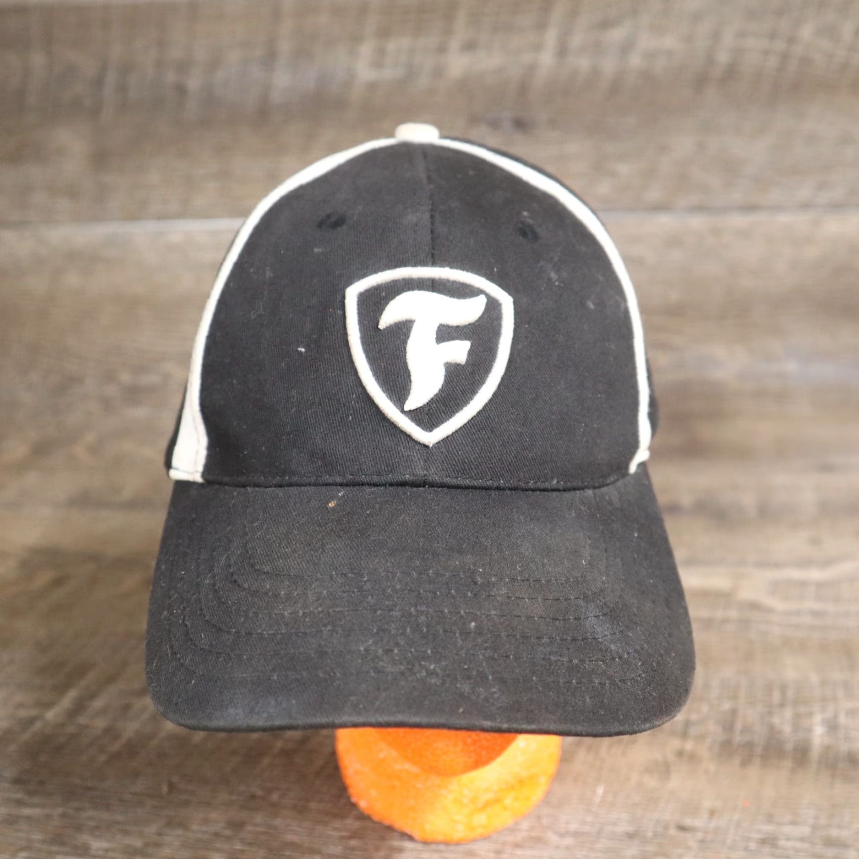 Vintage HaT Hat Adult Adjustable Black Firestone Tire Center Employee Uniform Cap Hat Adjustable Black Men Size ONE SIZE - 2 Thumbnail