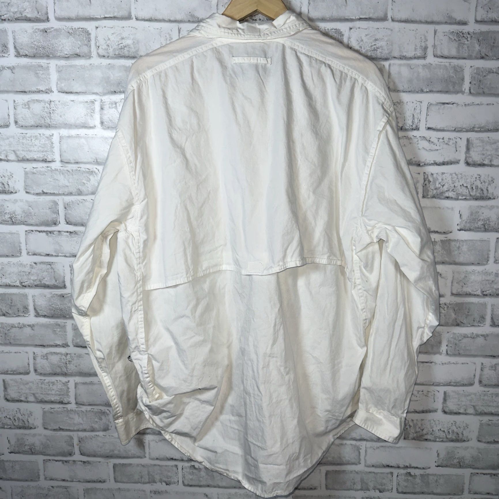 CO VINTAGE American Fishing Tackle Co VTG Vented Button-Down Fishing Shirt Mens XL White Fish Theme AFTCO Button-Up Long Sleeve Regular Fit Size US XL / EU 56 / 4 - 5 Thumbnail