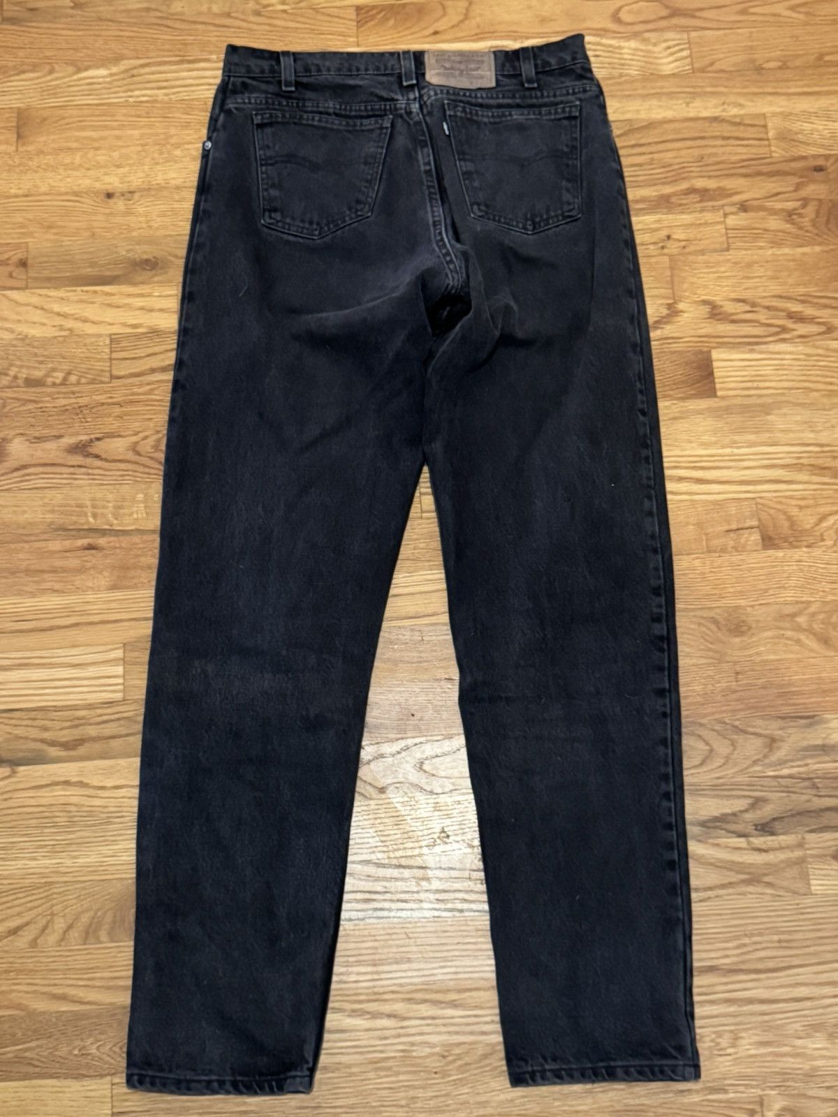 Levi's Vtg Made in USA Levi's 550 Black 31x32.5 Size US 31 - 2 Thumbnail