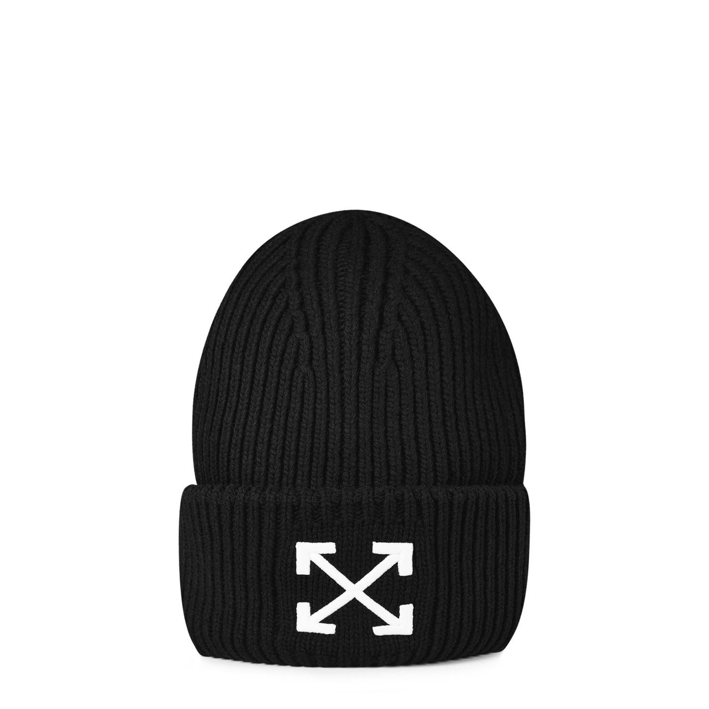 Off-White o1g2r1mq0125 Size: OS / Beanie Hat / Cap in Black Size ONE SIZE - 1 Thumbnail