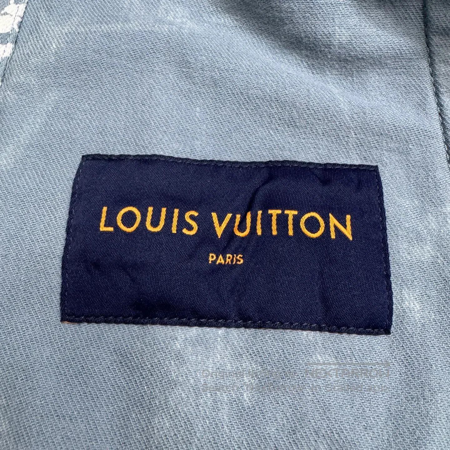 Louis Vuitton Blue Floral Print Button-Up Jacket. Size US S / EU 44-46 / 1 - 4 Thumbnail