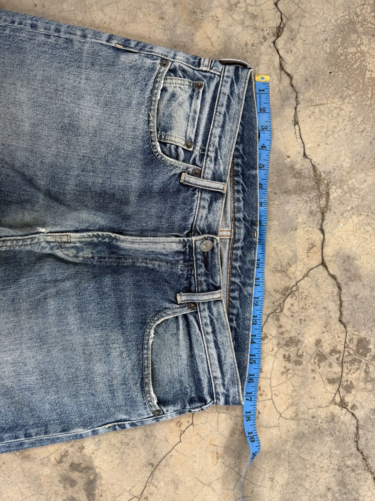Japanese Brand VINTAGE JAPANESE FADED JEANS DENIM PANTS Size US 34 / EU 50 - 6 Thumbnail