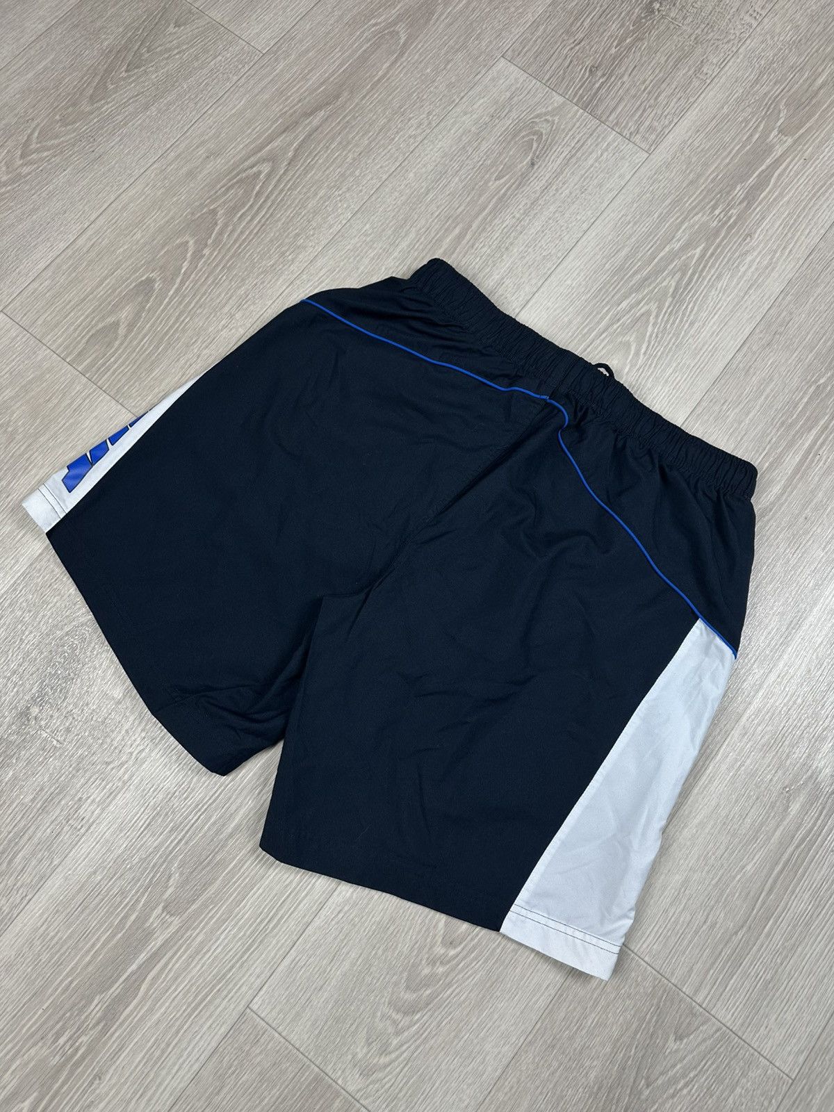 Nike × Vintage Vintage Nike Shorts Spellout Swoosh Side Logo Size L Size US 34 / EU 50 - 5 Thumbnail