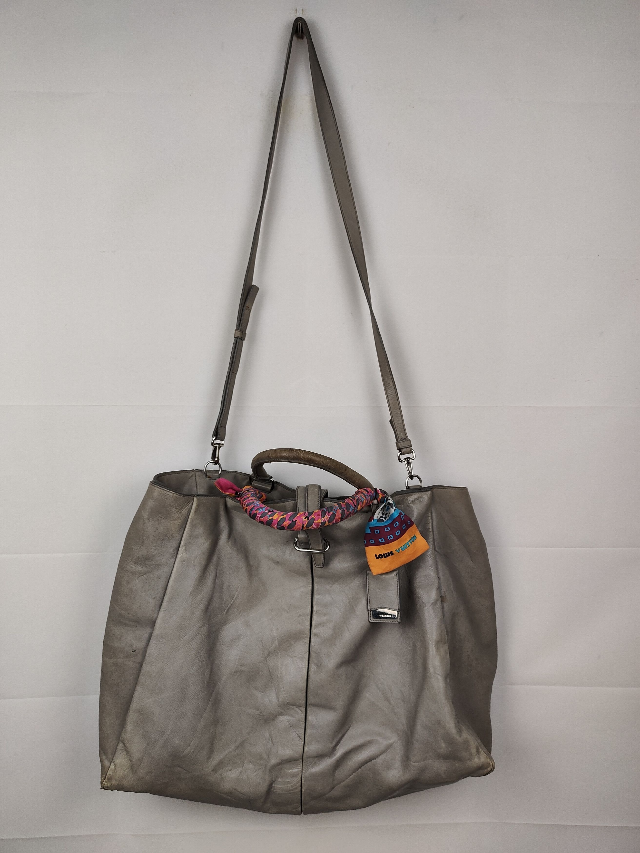 Jil Sander Jil Sander 2 way Leather Hand Bag Size ONE SIZE - 10 Thumbnail
