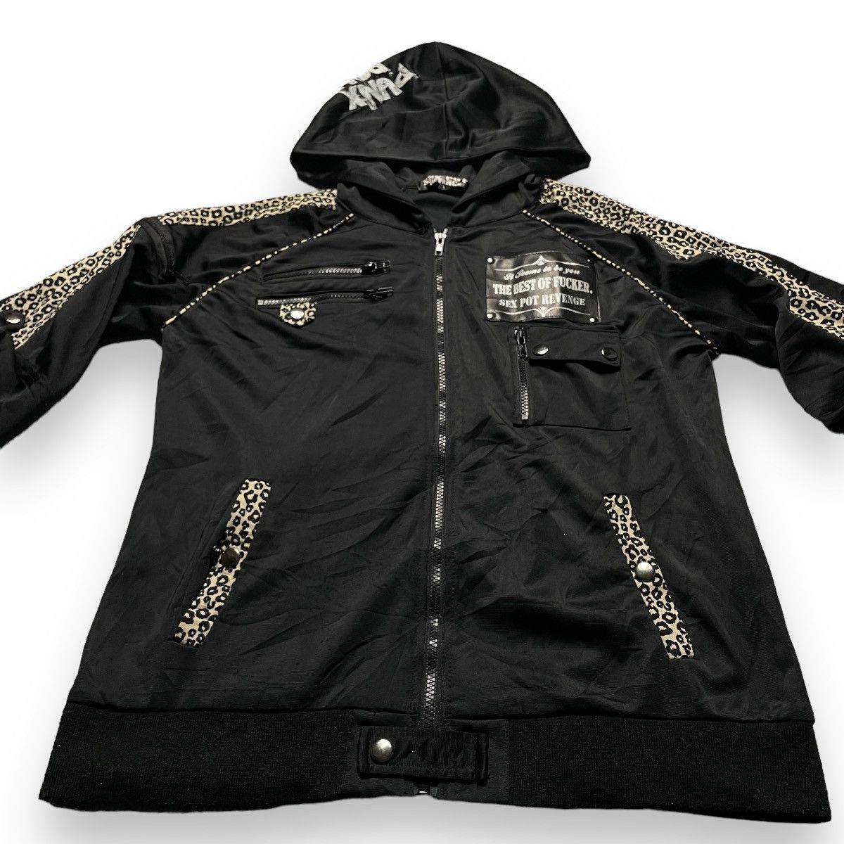 Sex Pot ReVeNGe 🇯🇵☠️ SEX POT REVENGE LEOPARD SKULL PUNK GOTHIC JACKET Size US M / EU 48-50 / 2 - 10 Thumbnail