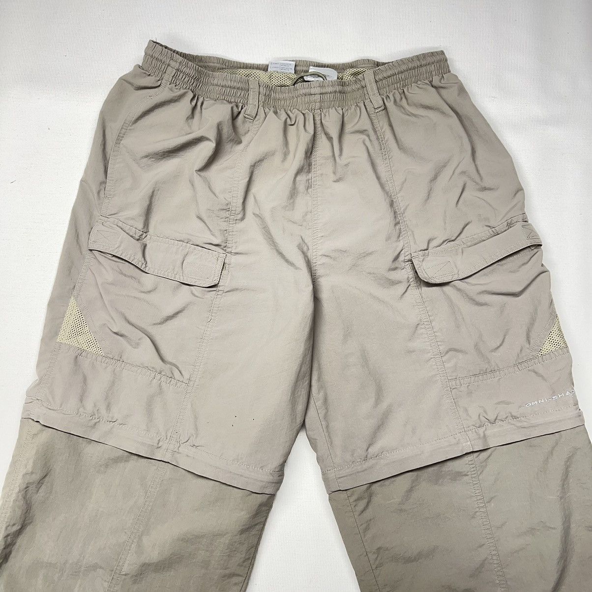 Columbia Columbia Convertible Pants Gray PFG Omni Shade Lined Cargo Size US 34 / EU 50 - 4 Thumbnail