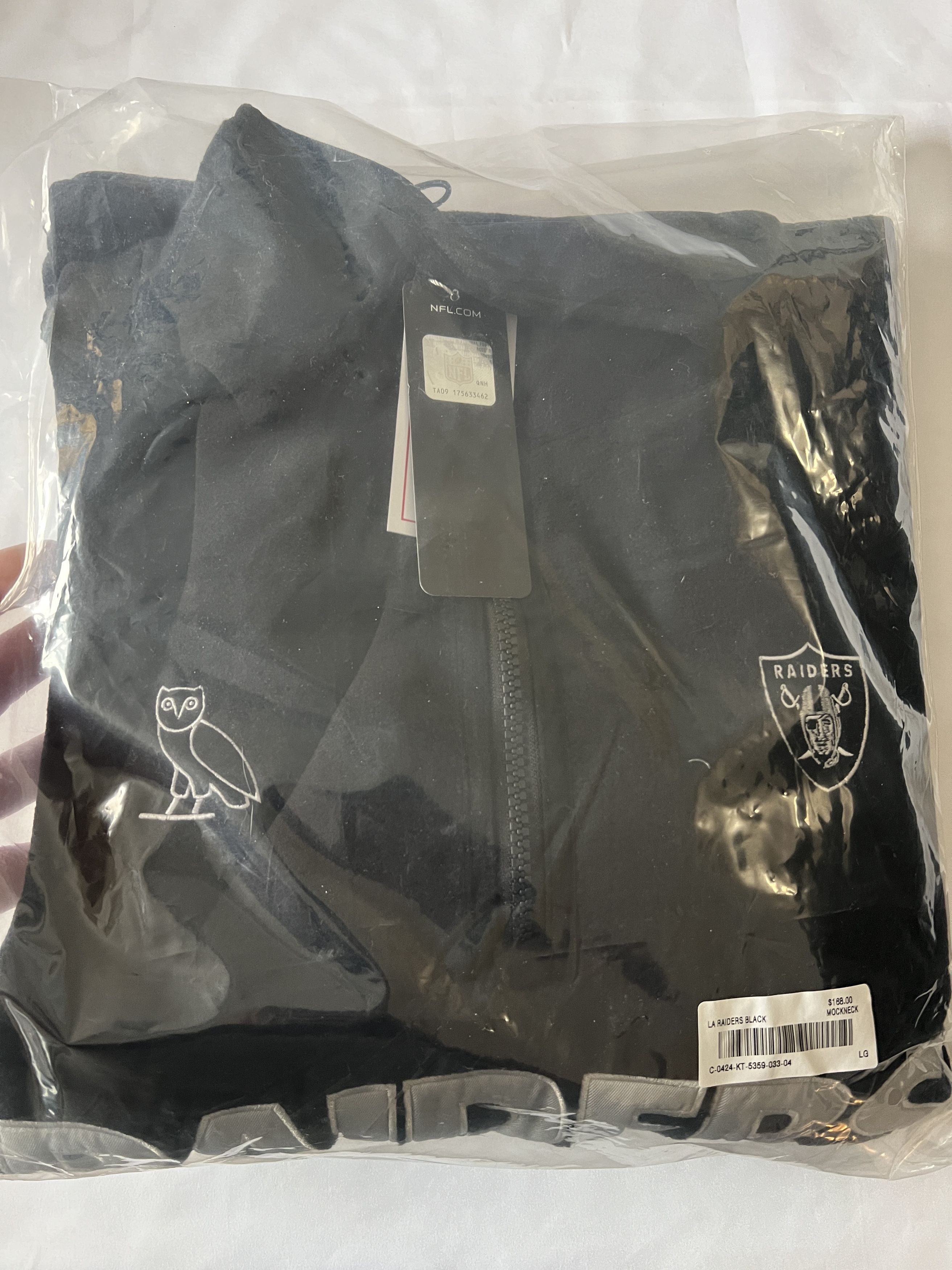 NFL OVO x NFL x Polartec RAIDERS MOCK NECK QUARTER-ZIP FLEECE Size US L / EU 52-54 / 3 - 2 Thumbnail