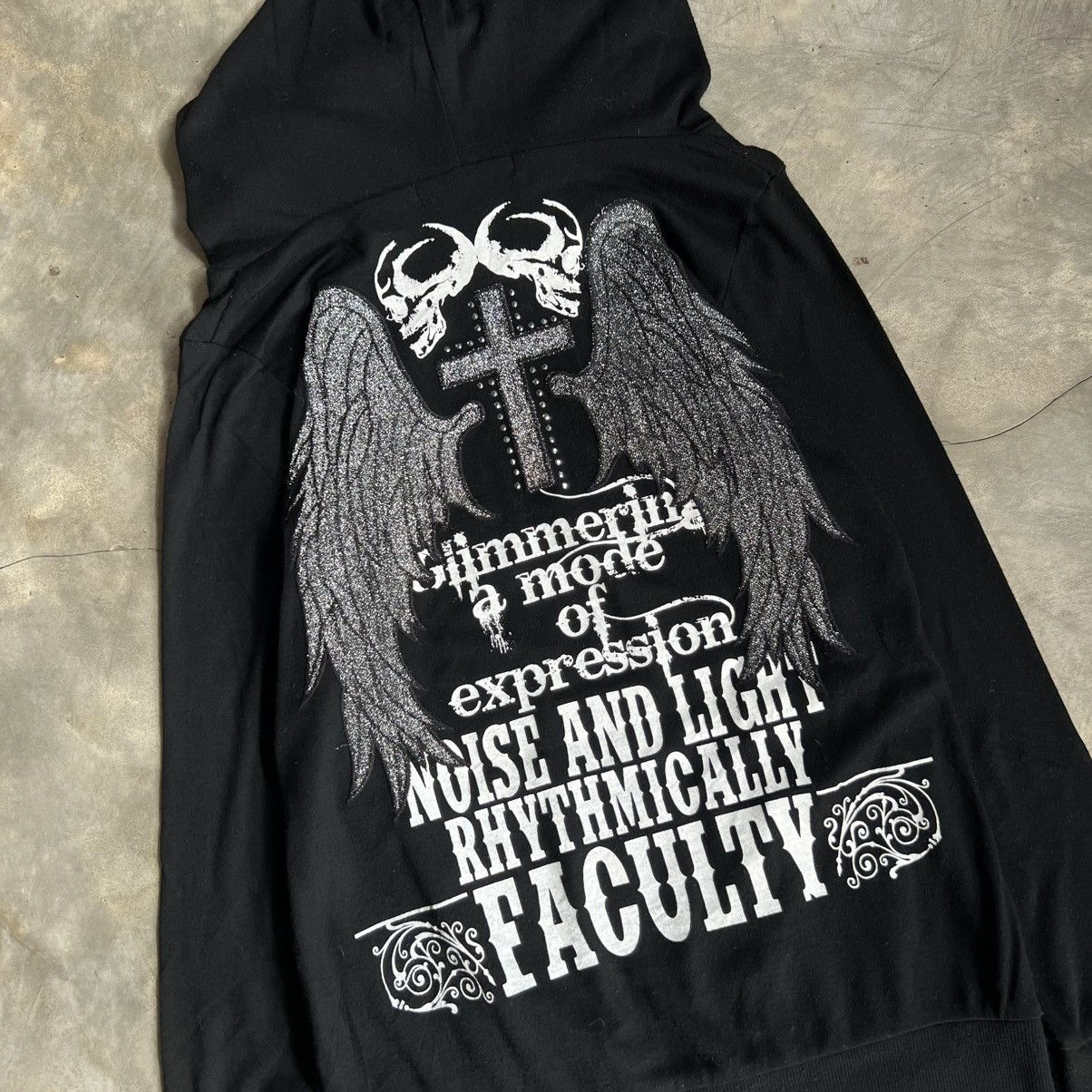 14th Addiction 2000s Dig Deep Vkei Style The Stream Zip Hoodie Size US M / EU 48-50 / 2 - 4 Thumbnail