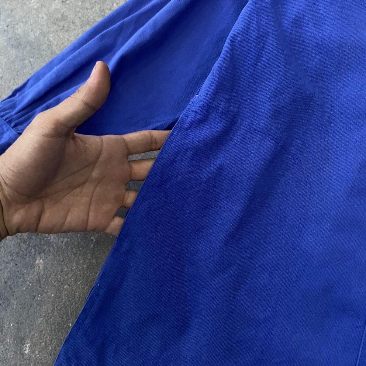 Yves Saint Laurent ‼️LAST DROP‼️YSL French Work Jacket Blue Vintage YSL Paris Size S / US 4 / IT 40 - 12 Thumbnail