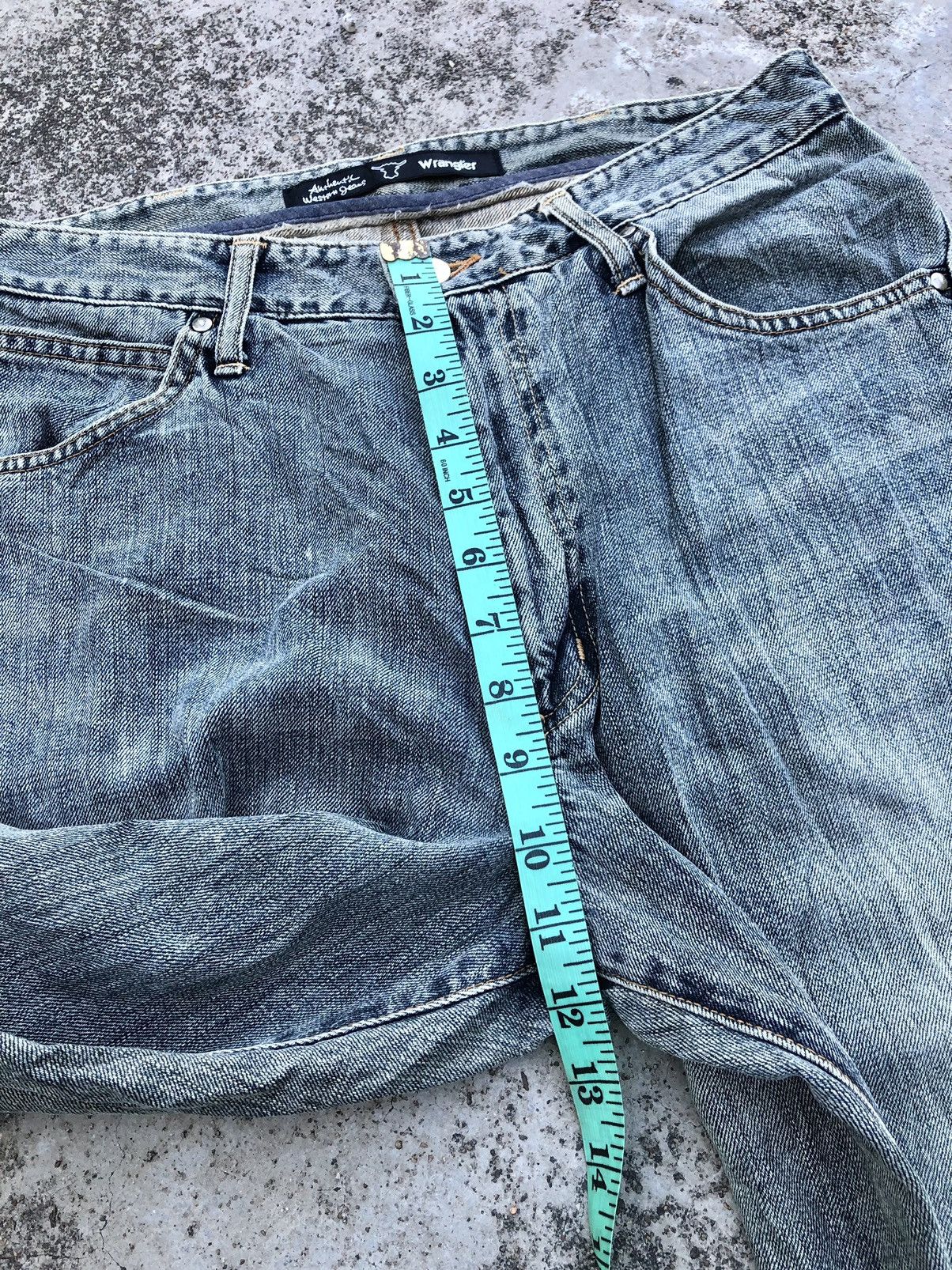 Vintage BAGGY RUSTY VINTAGE WRANGLER JEANS Size US 31 - 6 Thumbnail