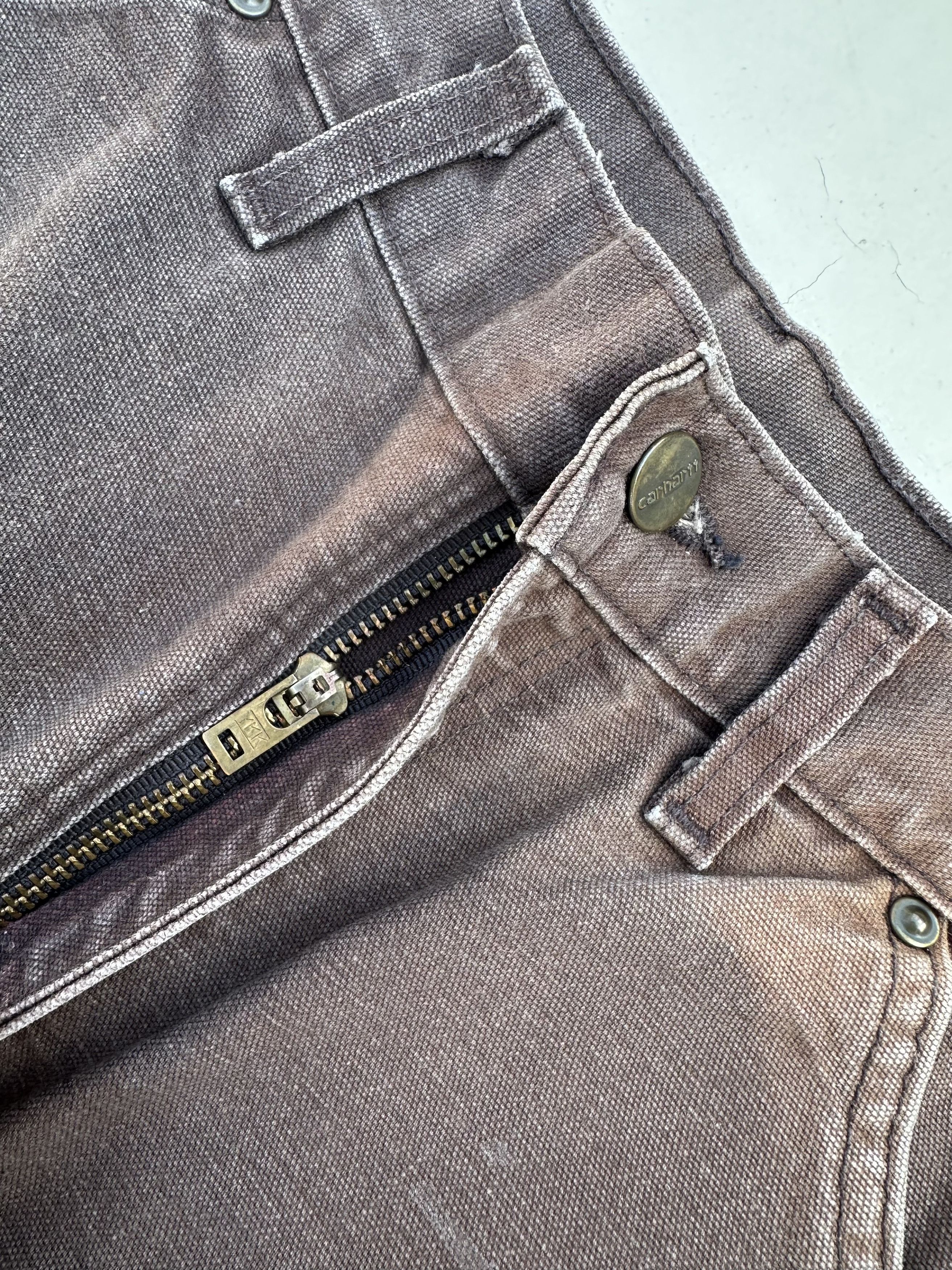 Carhartt Vintage faded browns Carhartt double knee Size US 29 - 4 Thumbnail