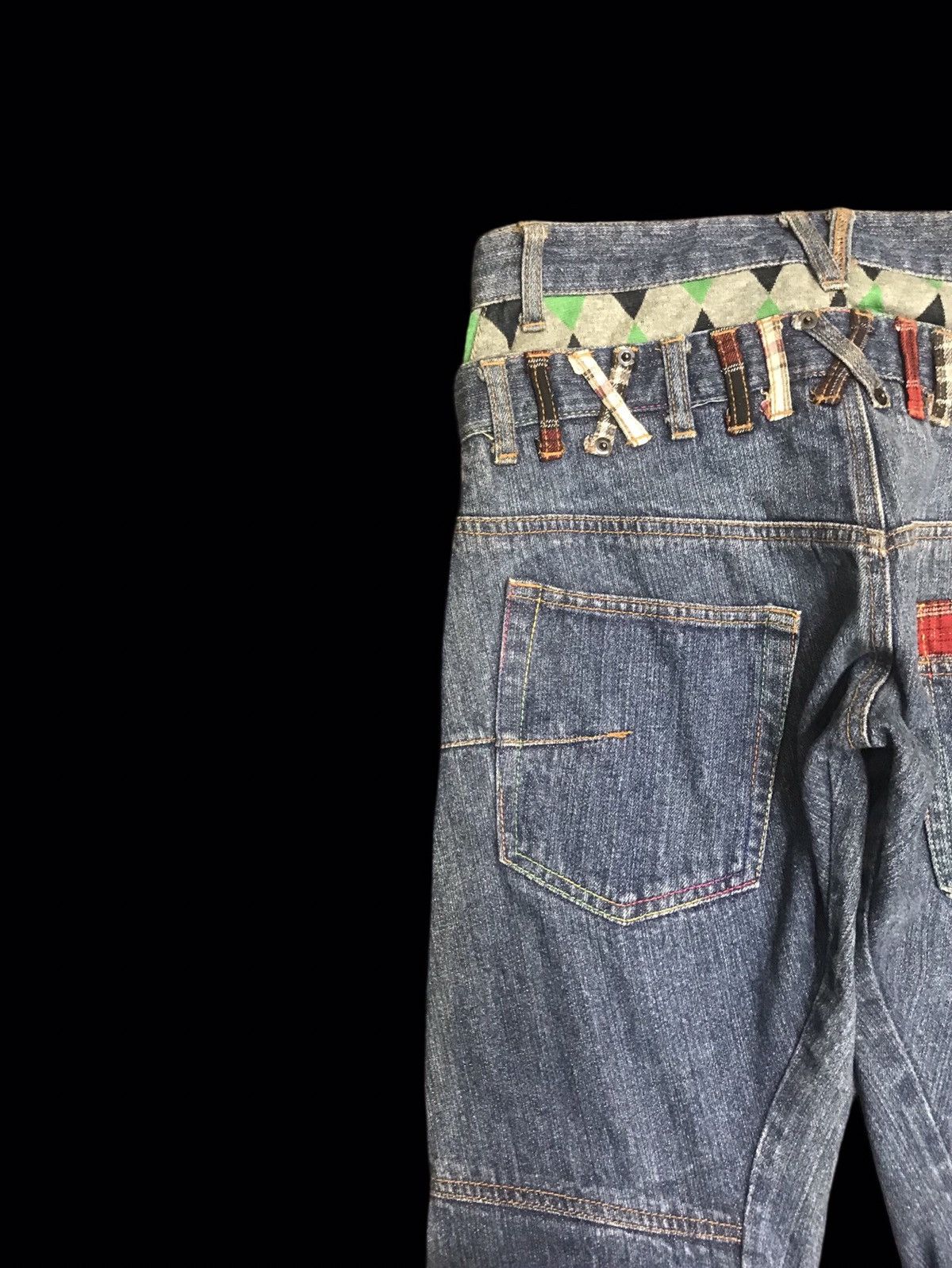 Japanese Brand 💥DOUBLE WAIST💥BS RAW Seditionaries Twisted Leg Denim F84 Size US 30 / EU 46 - 10 Thumbnail