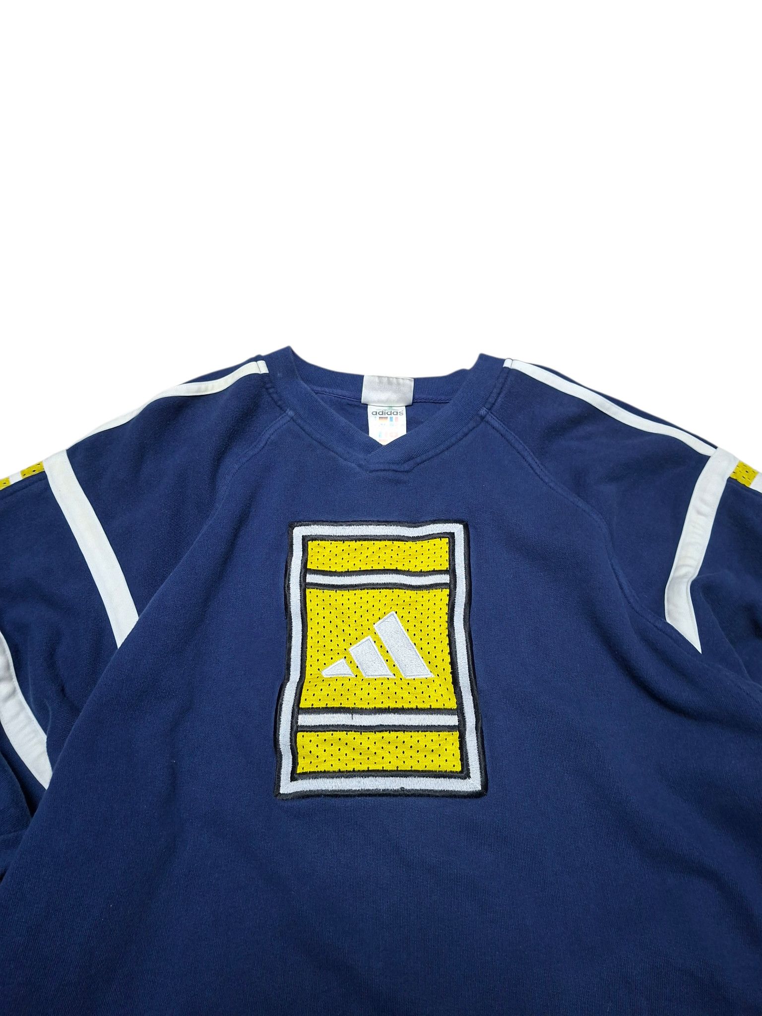 Adidas ADIDAS VINTAGE 90S BIG LOGO EMBROIDERED SWEATSHIRT Size US L / EU 52-54 / 3 - 2 Thumbnail