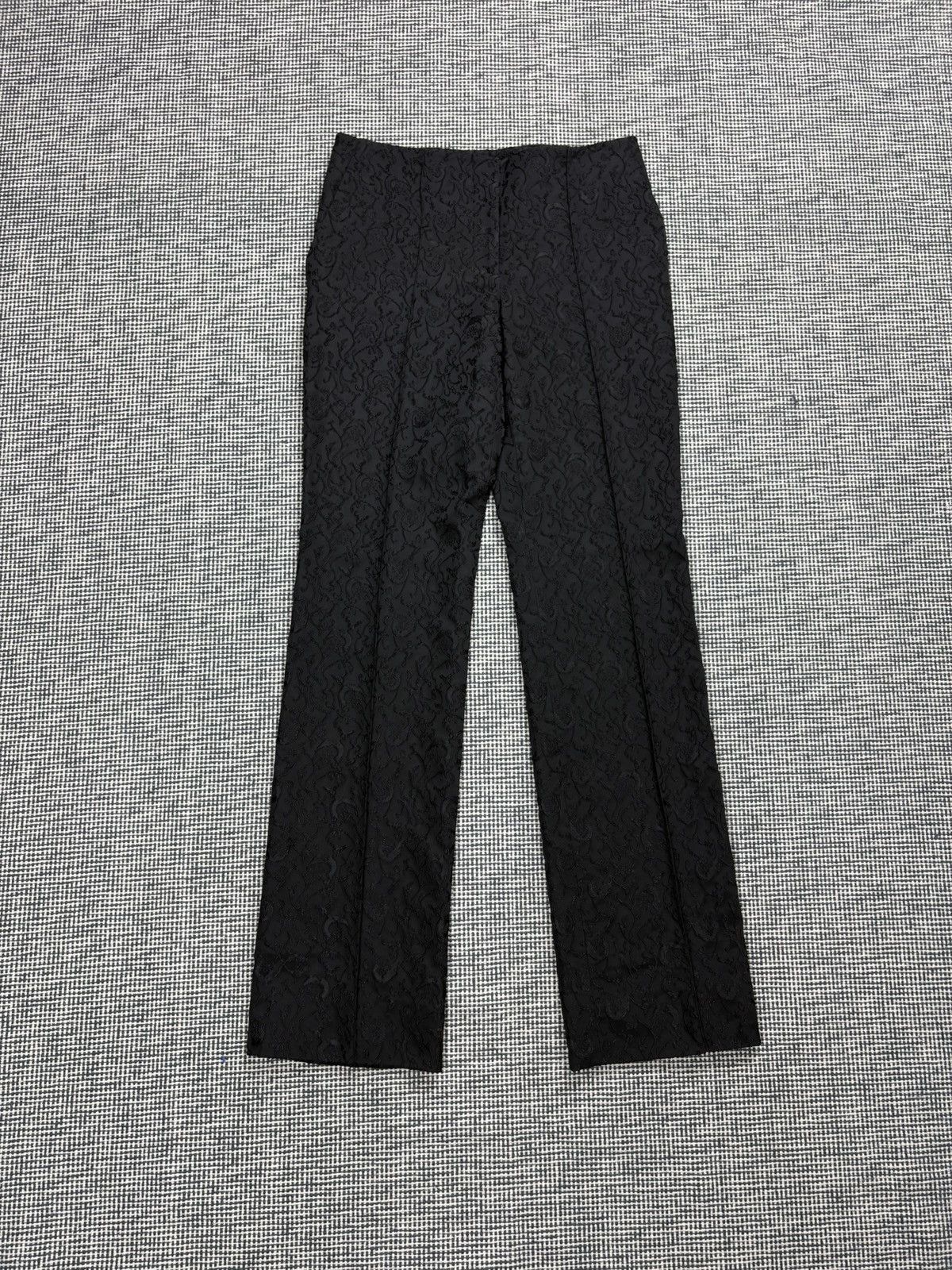 GF Gianfranco Ferre flower embroidery pattern pants