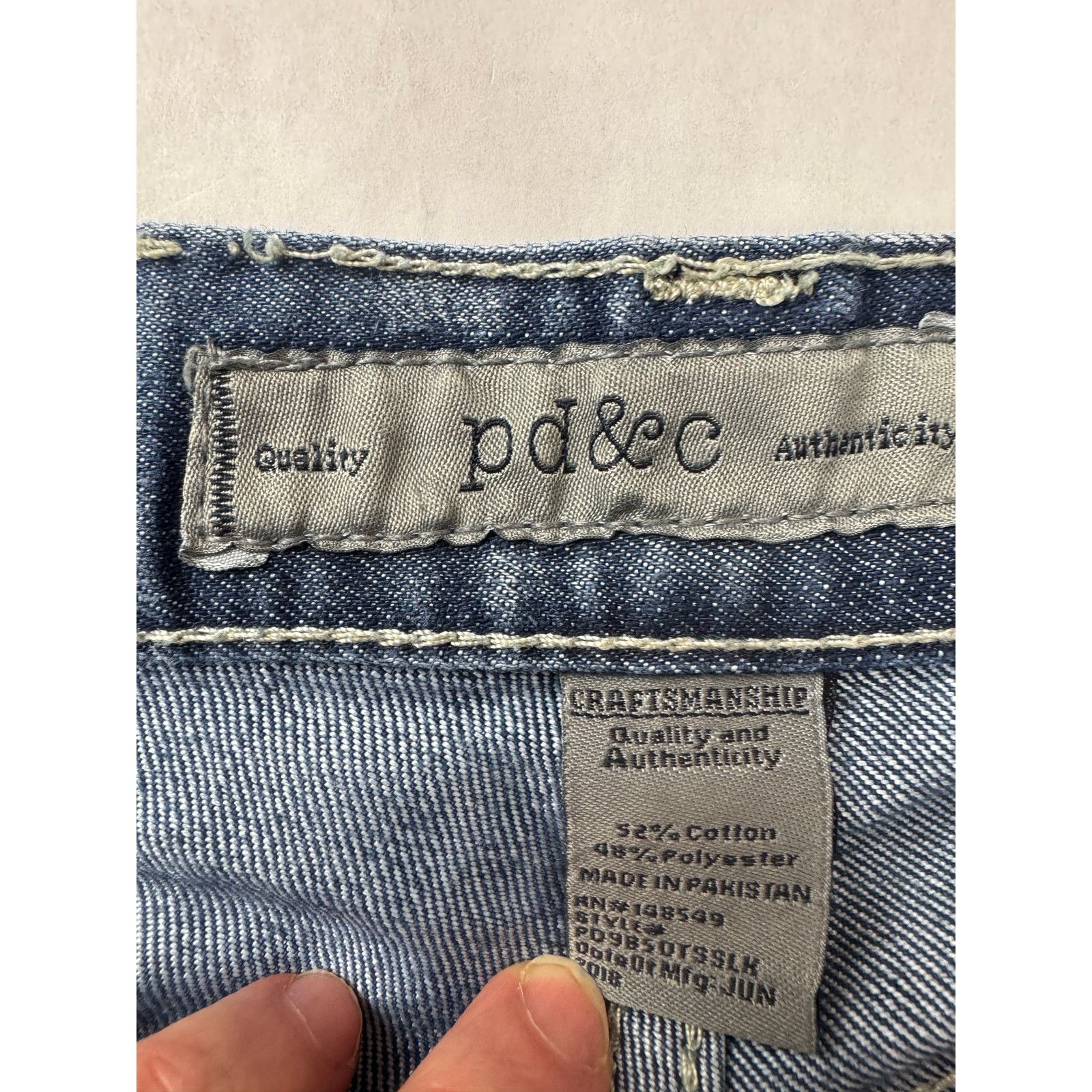 Paper Denim & Cloth pd & c slim straight jeans slim straight 32 * 30 grunge Y2K Size US 32 / EU 48 - 3 Thumbnail