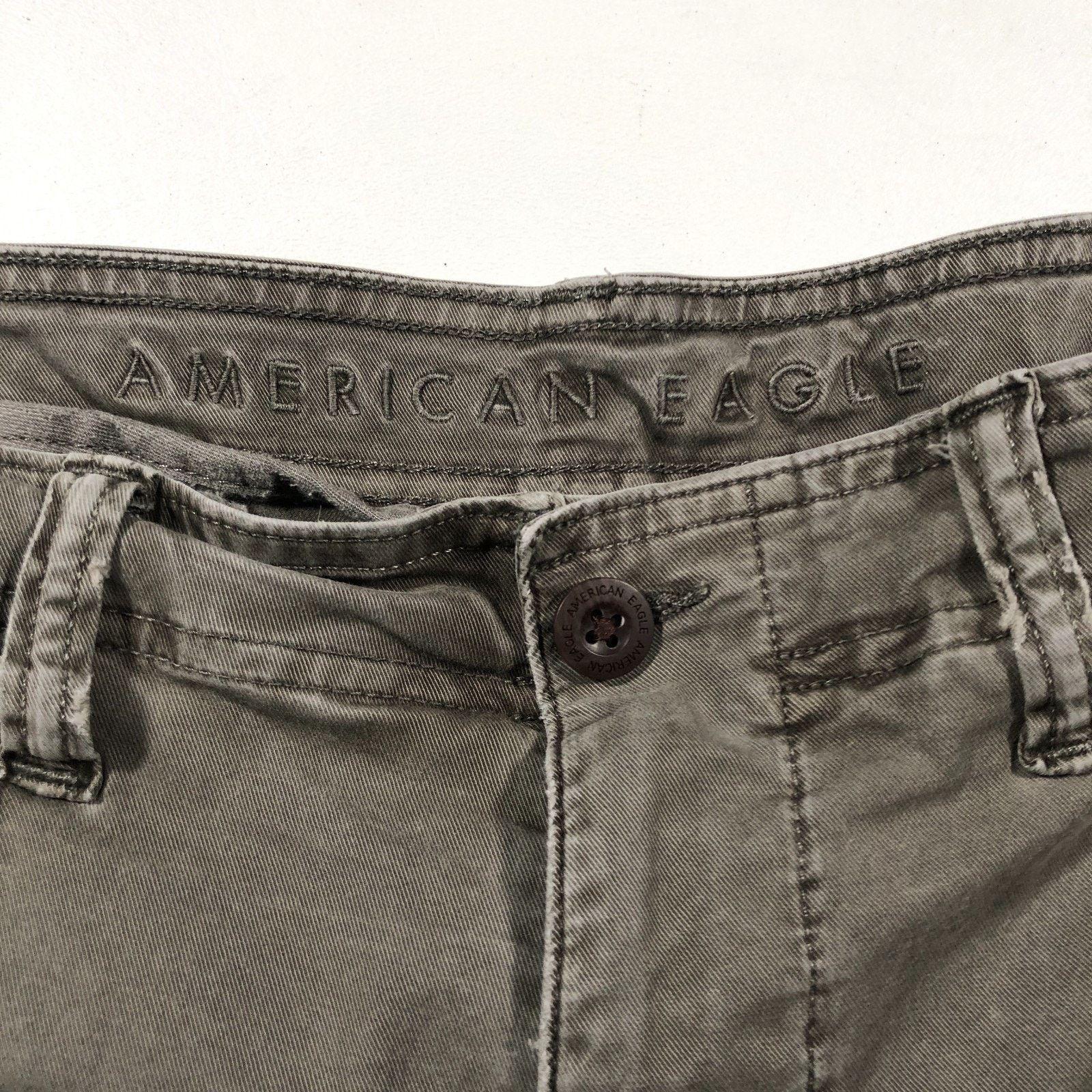 American Eagle Outfitters American Eagle Slim Lived In Cargo Utility Pants 36x32 Size US 36 / EU 52 - 4 Thumbnail